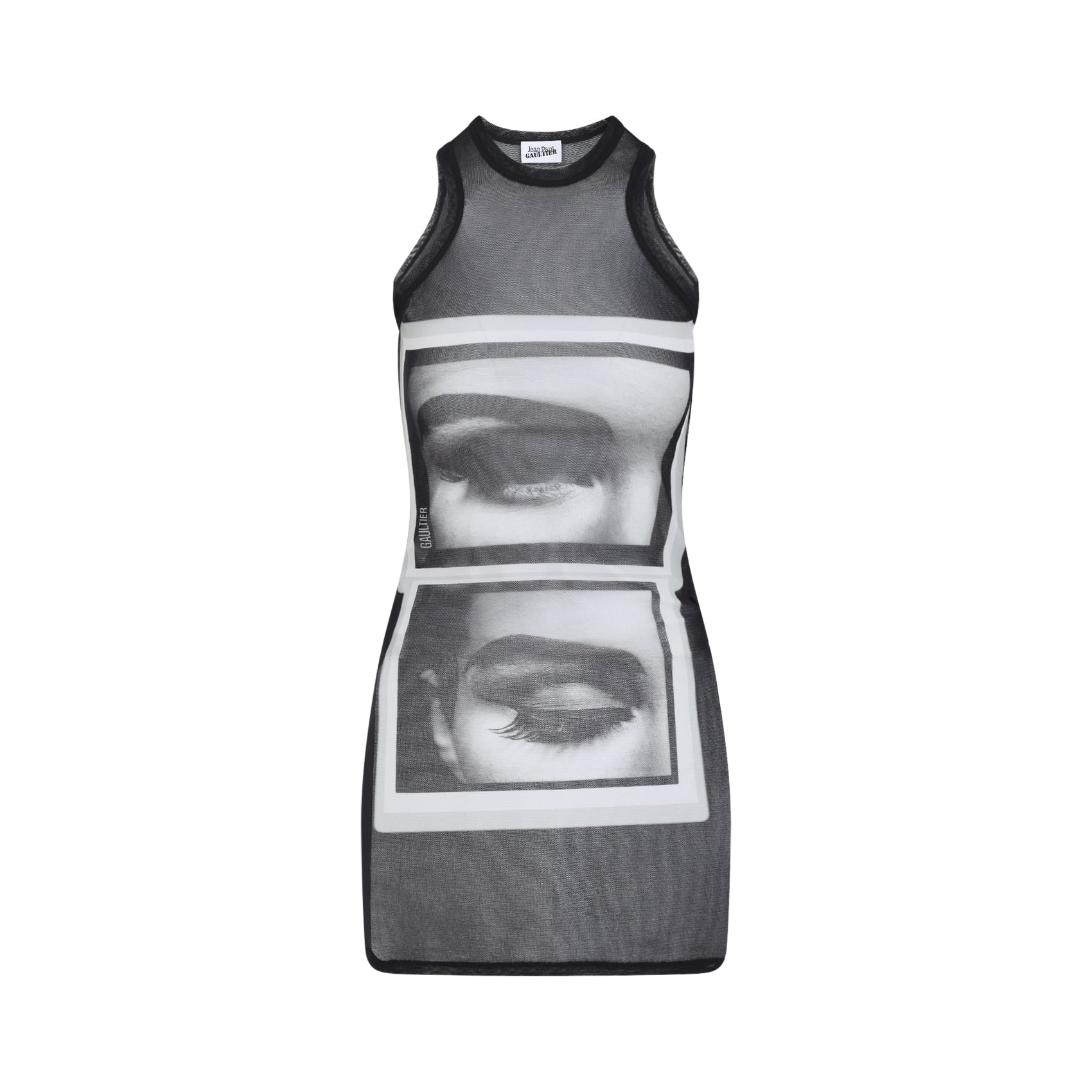 Fitted Sheer Mini Dress