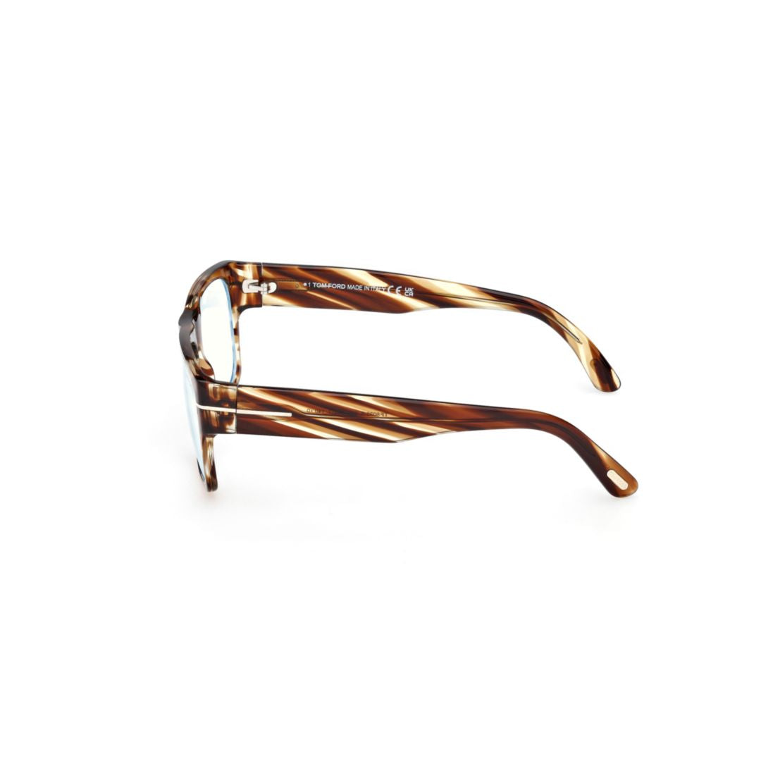 Ft6035-B Rectangular Acetate Sunglasses