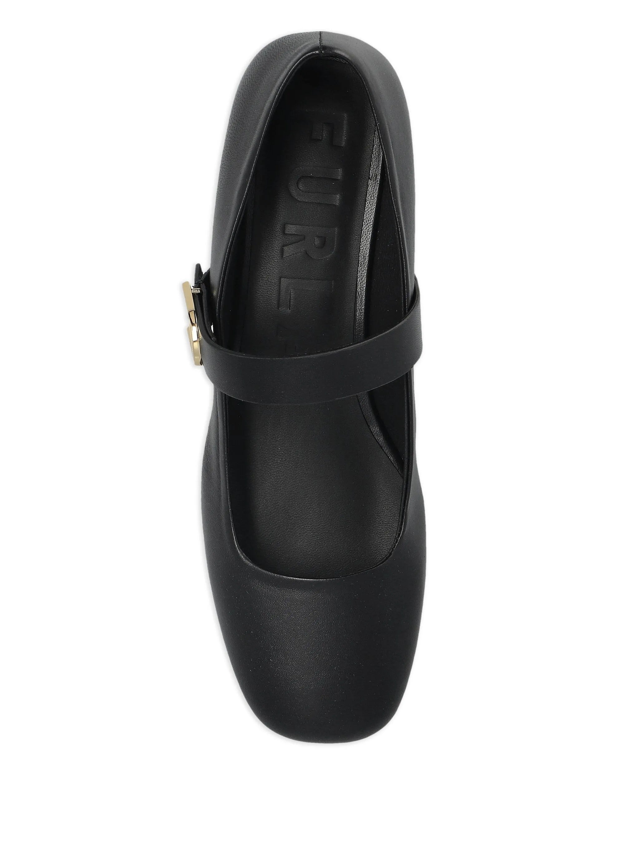White Pointed Toe Minimalist Strap Flats