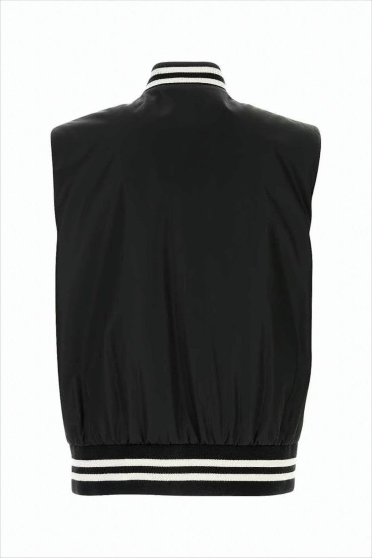 Boxy Black Vest