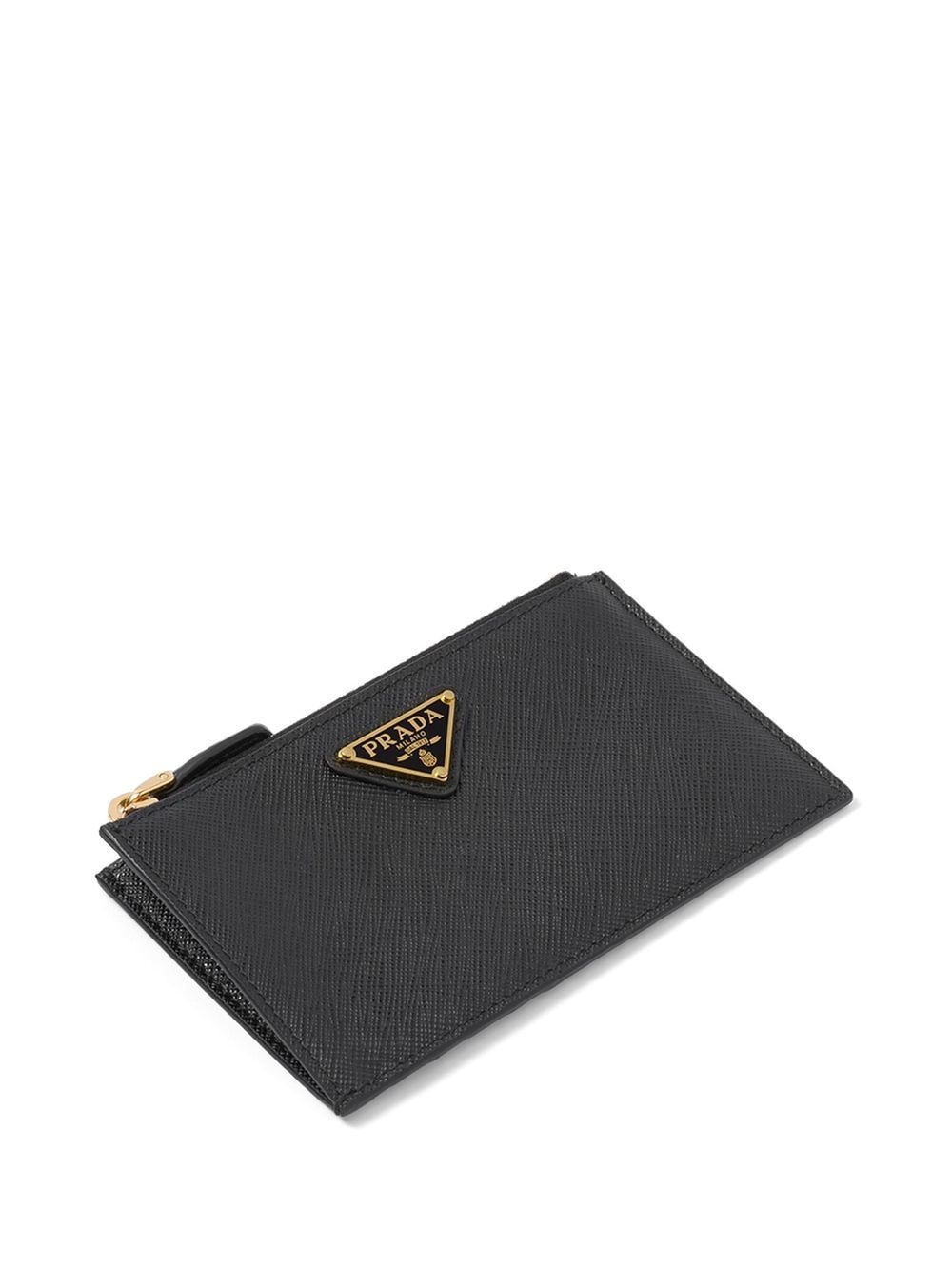 Leather Logo-Plaque Card Holder