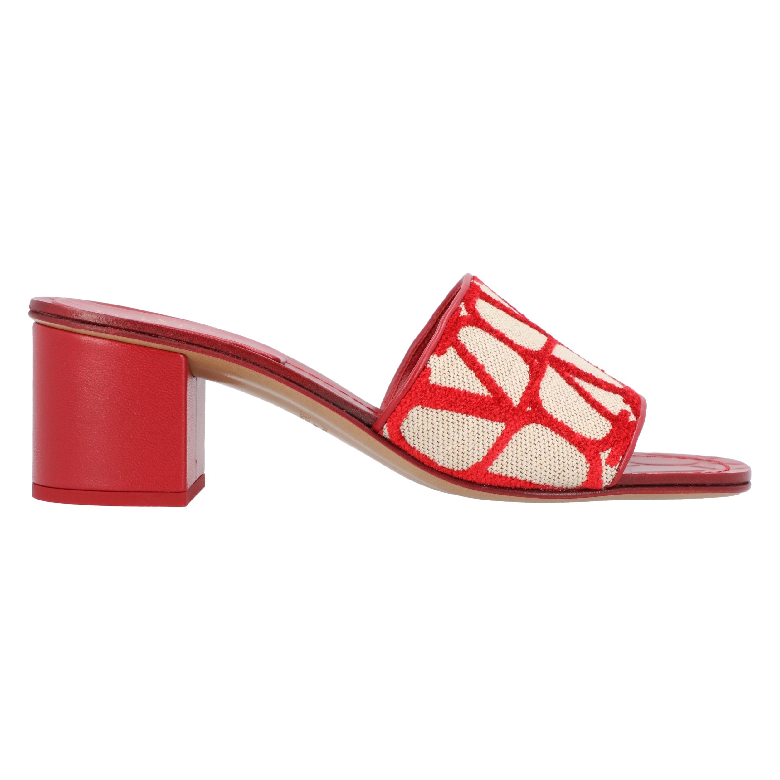 Vlogo Heel Slides Red