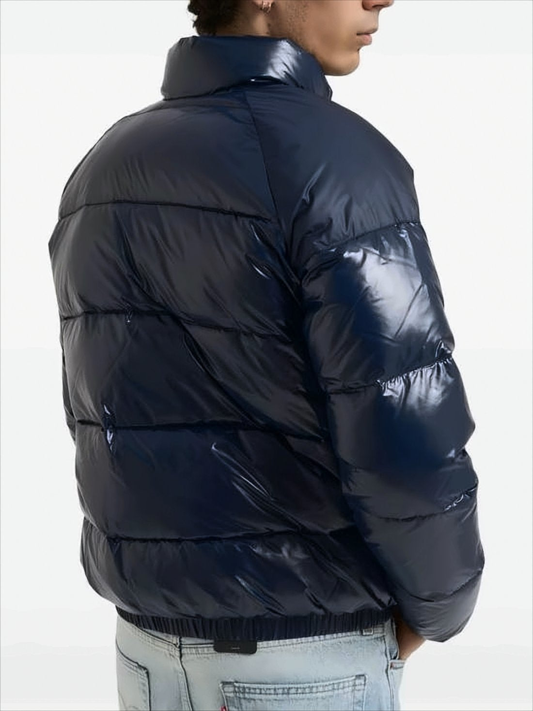 Quilted High Collar Down Jacket