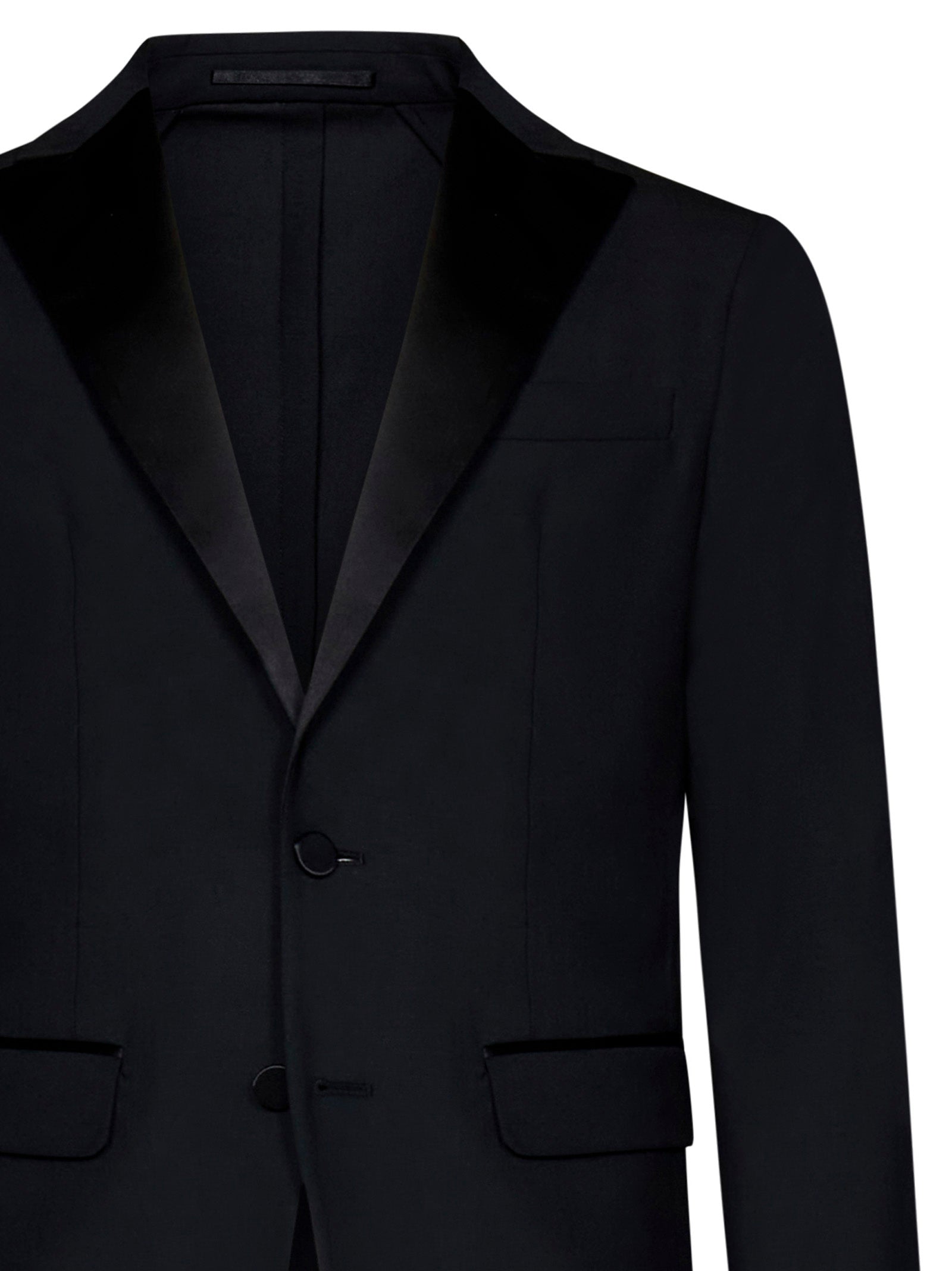 Slim-Fit Stretch Virgin Wool Blend Tuxedo Suit