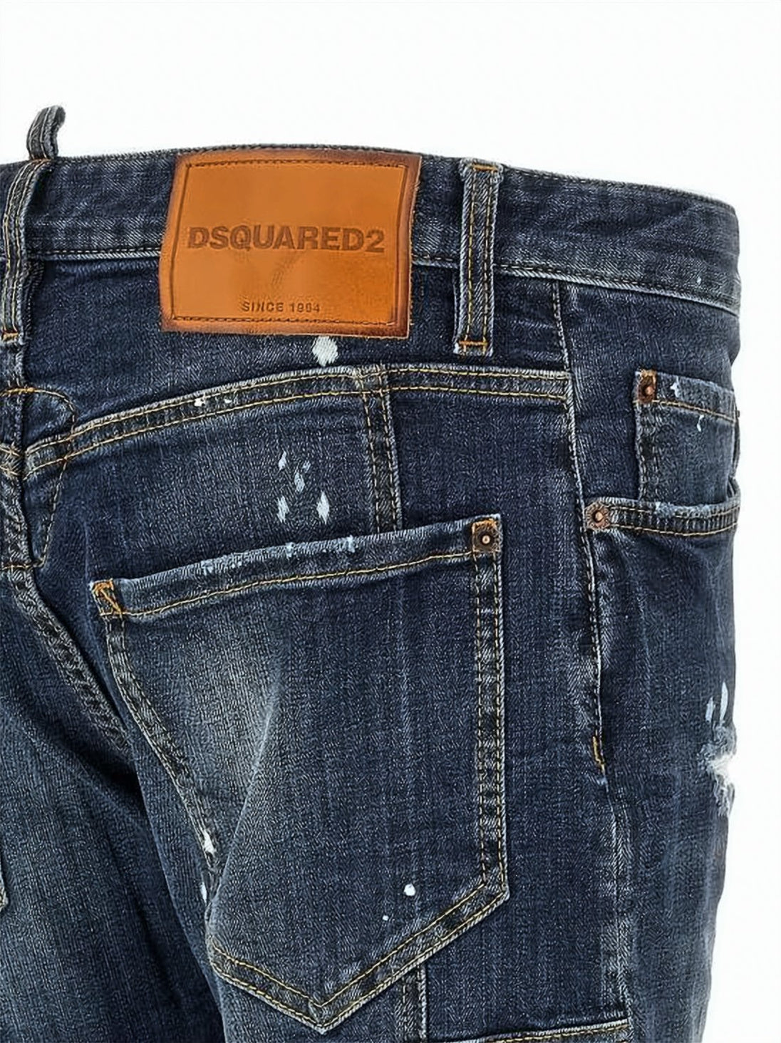 Distressed Grey Slim Fit Denim Pants