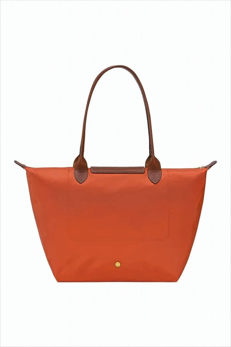 Spacious Orange Tote Bag