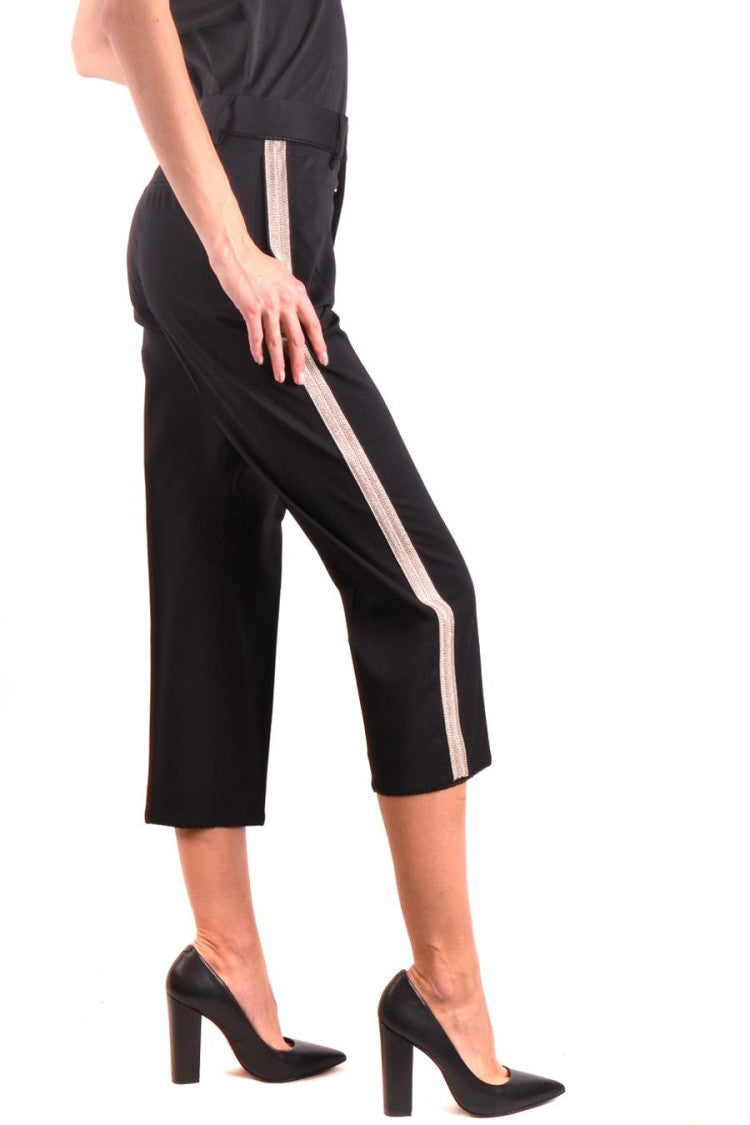 Cropped Trousers With Tailored Fit