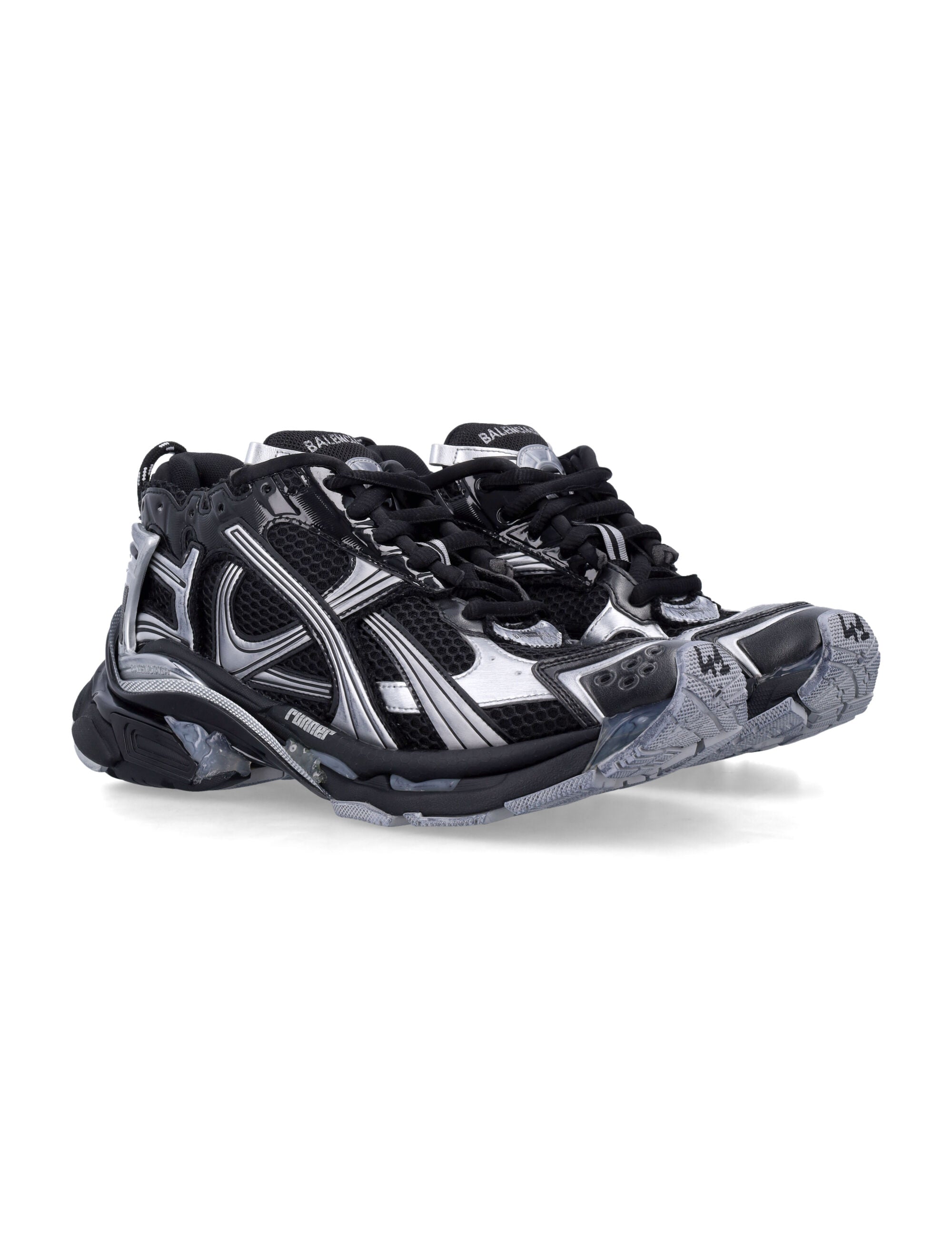 Dynamic Runner Sneaker With Layered Overlays