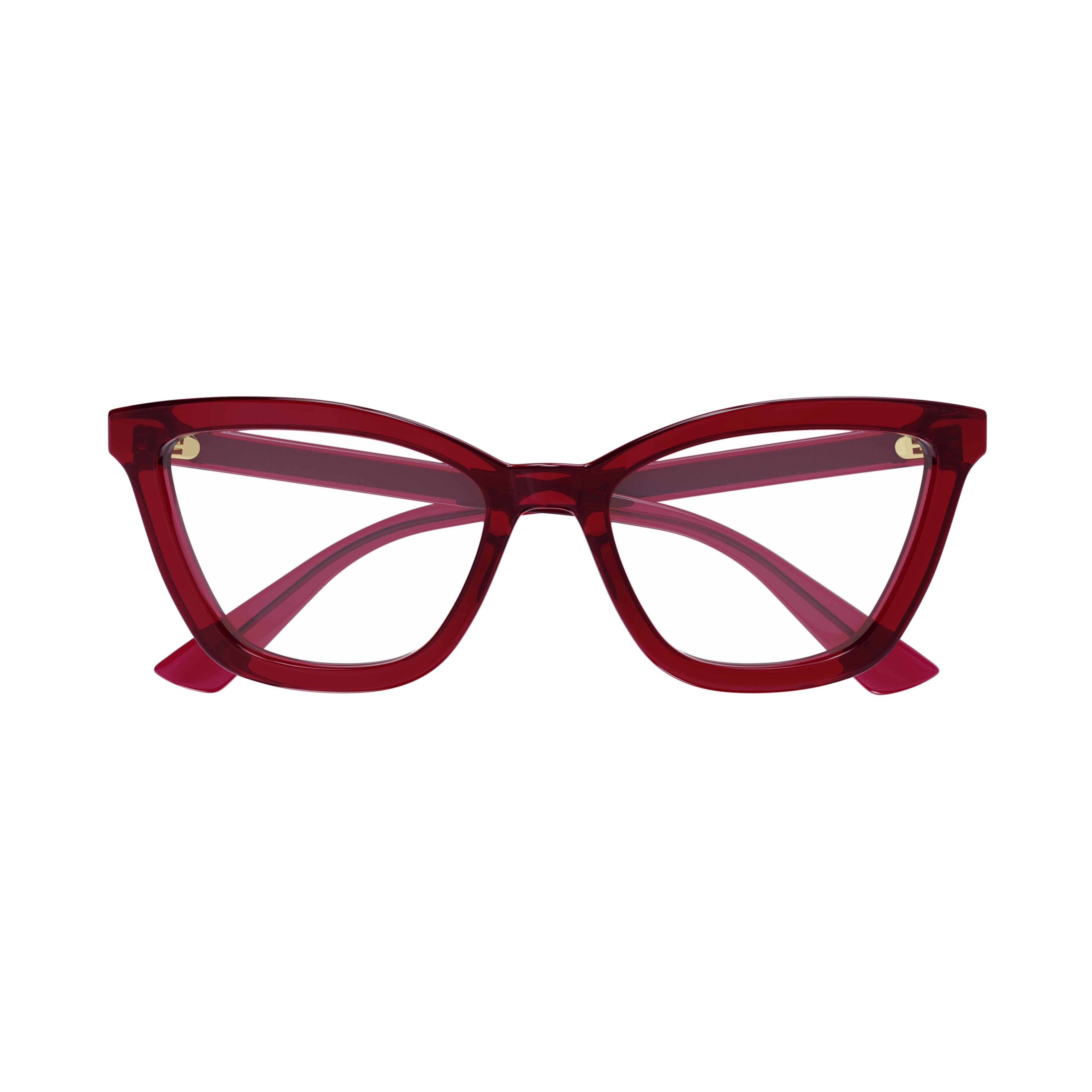 Deep Red Gg1686o Cat-Eye Recycled Eyeglasses