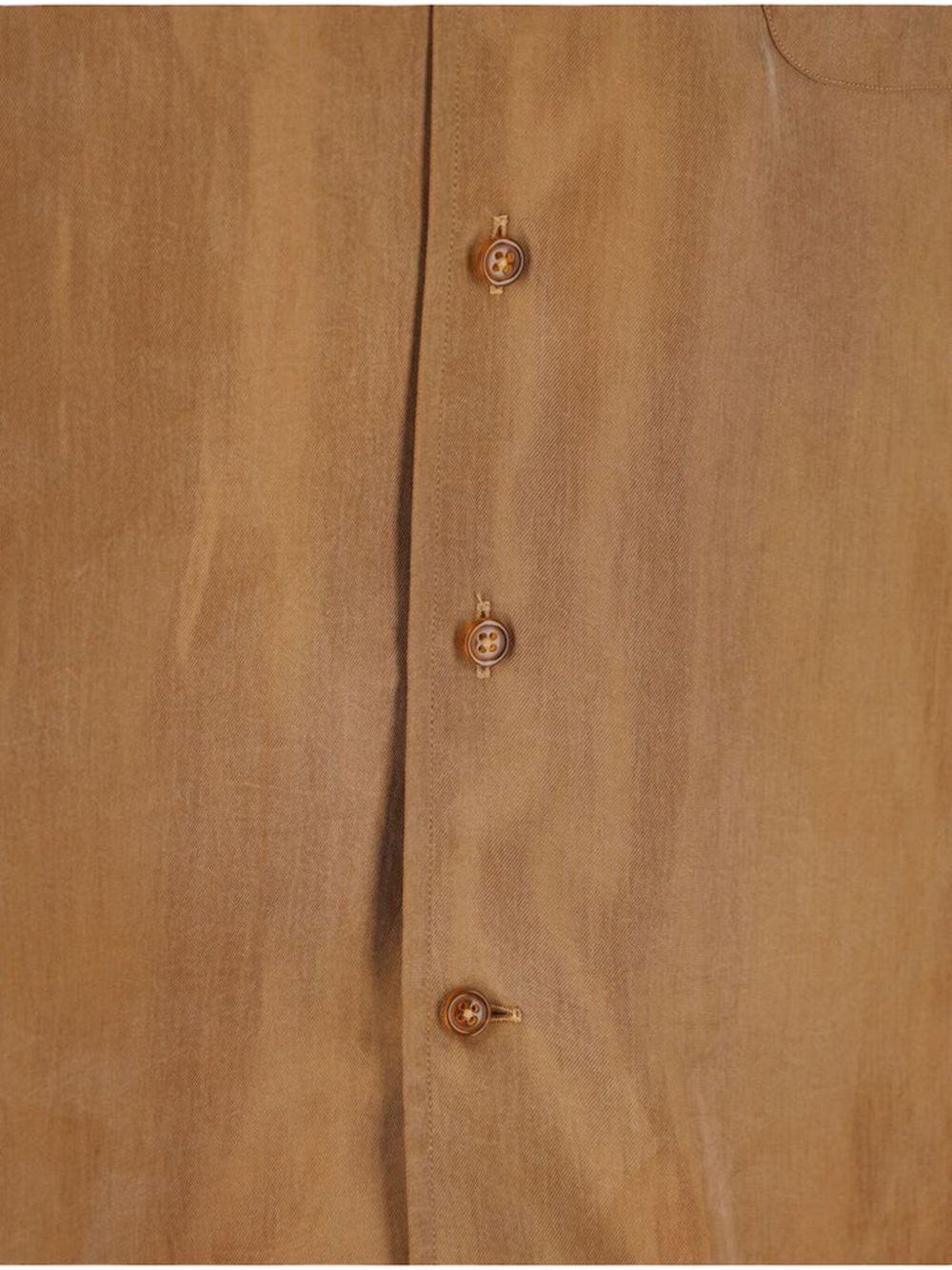 Caramel Brown Relaxed Collar Shirt