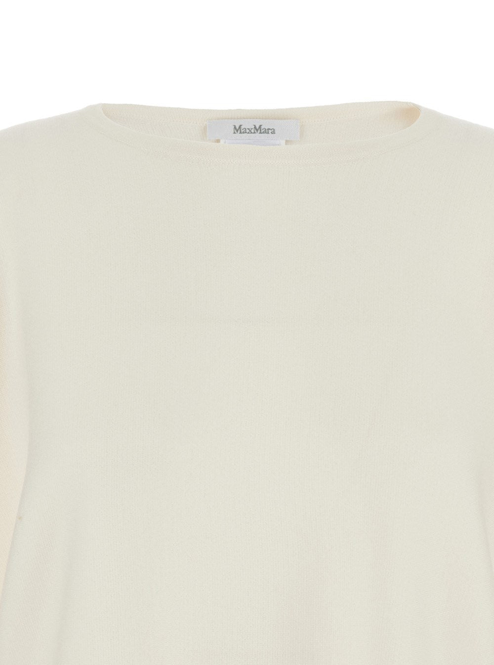 Relaxed Fit Fine Wool Sweater with Tied Sleeves