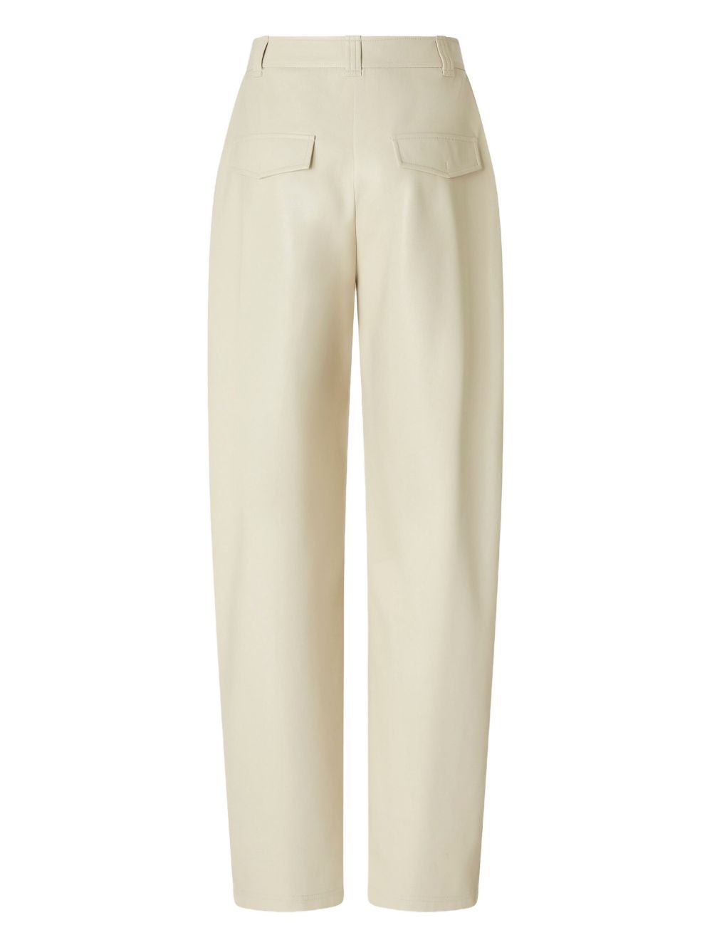 Balloon Trousers In Soft-Touch Leather-Effect Fabric