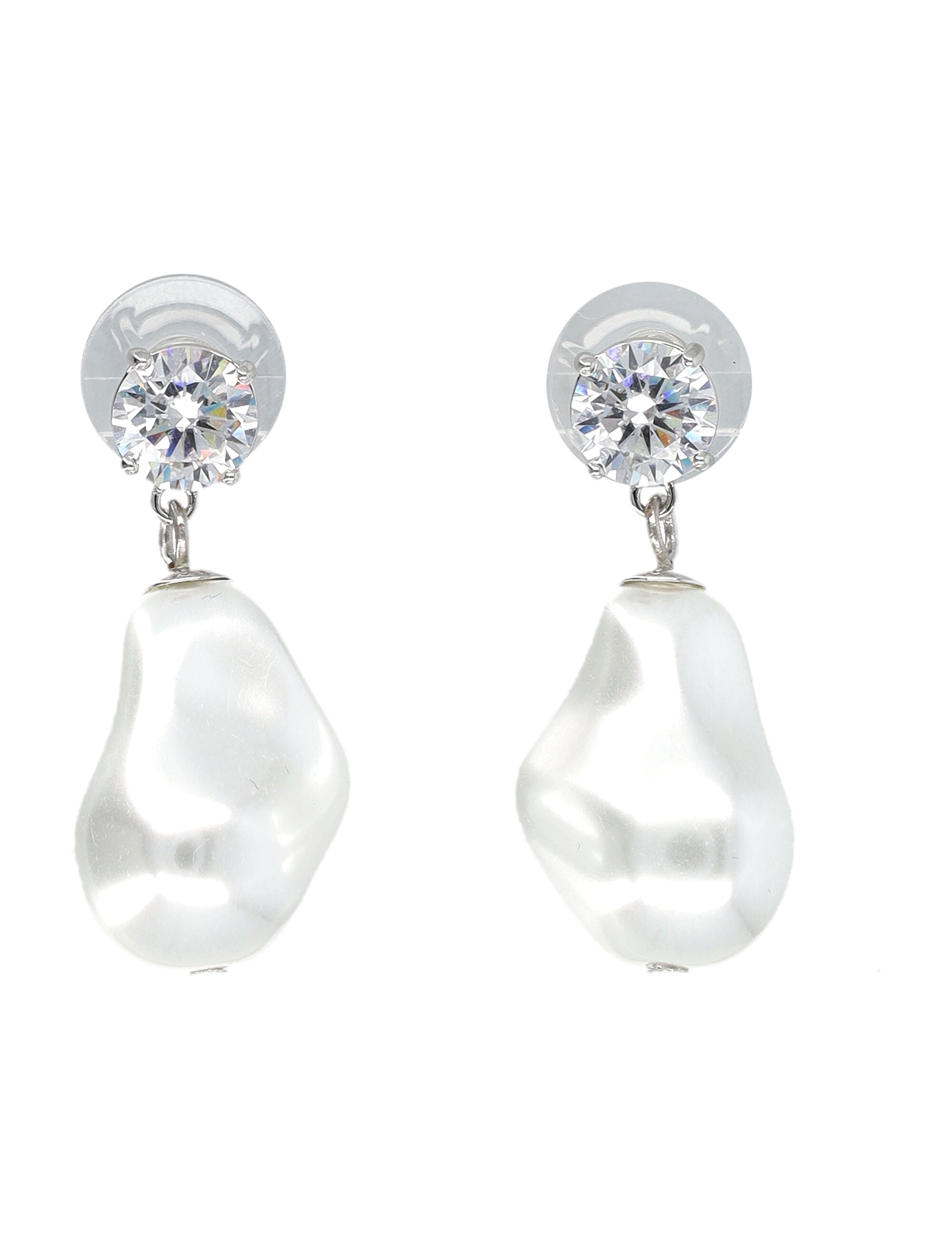 Mottled Pearl Earrings