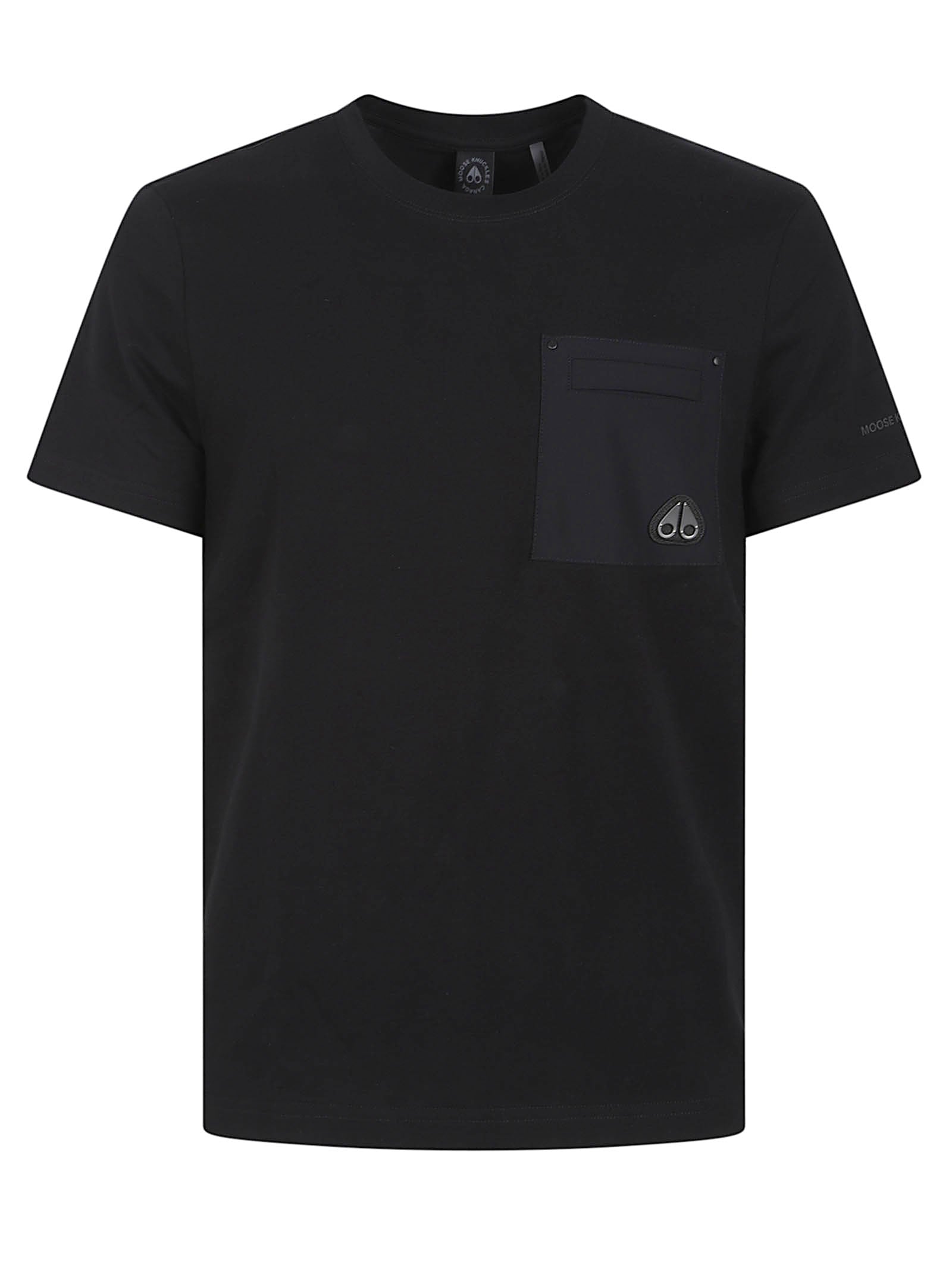 Pima Cotton Crew Neck T-Shirt with Logo Detail