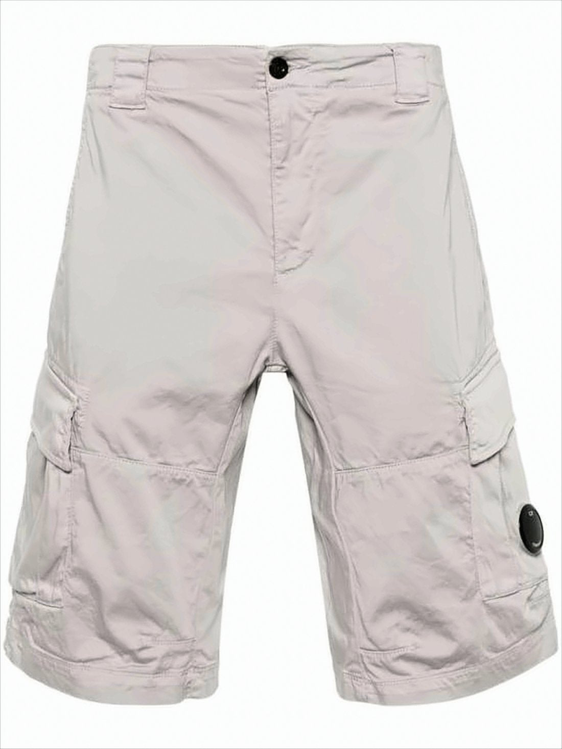 Straight-Cut Cargo Shorts With Flap Pockets