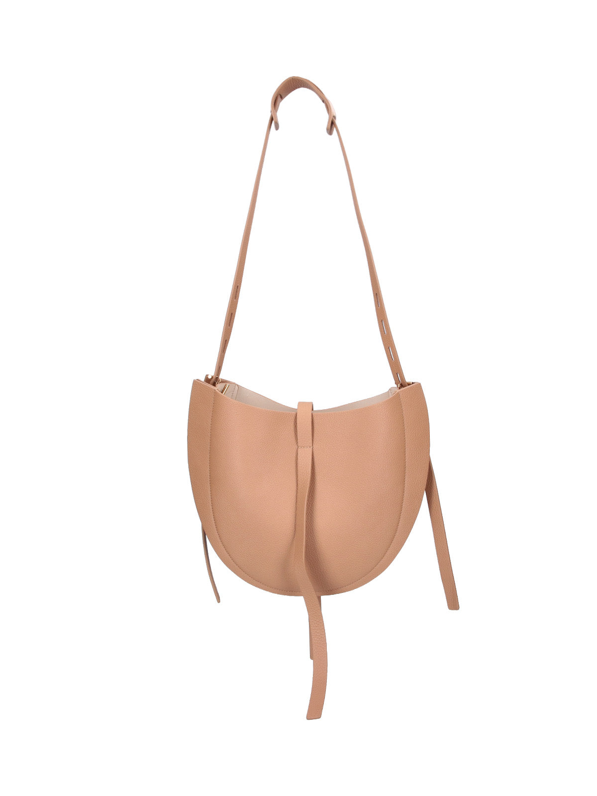 Structured Pink Handbag with Minimalist Design