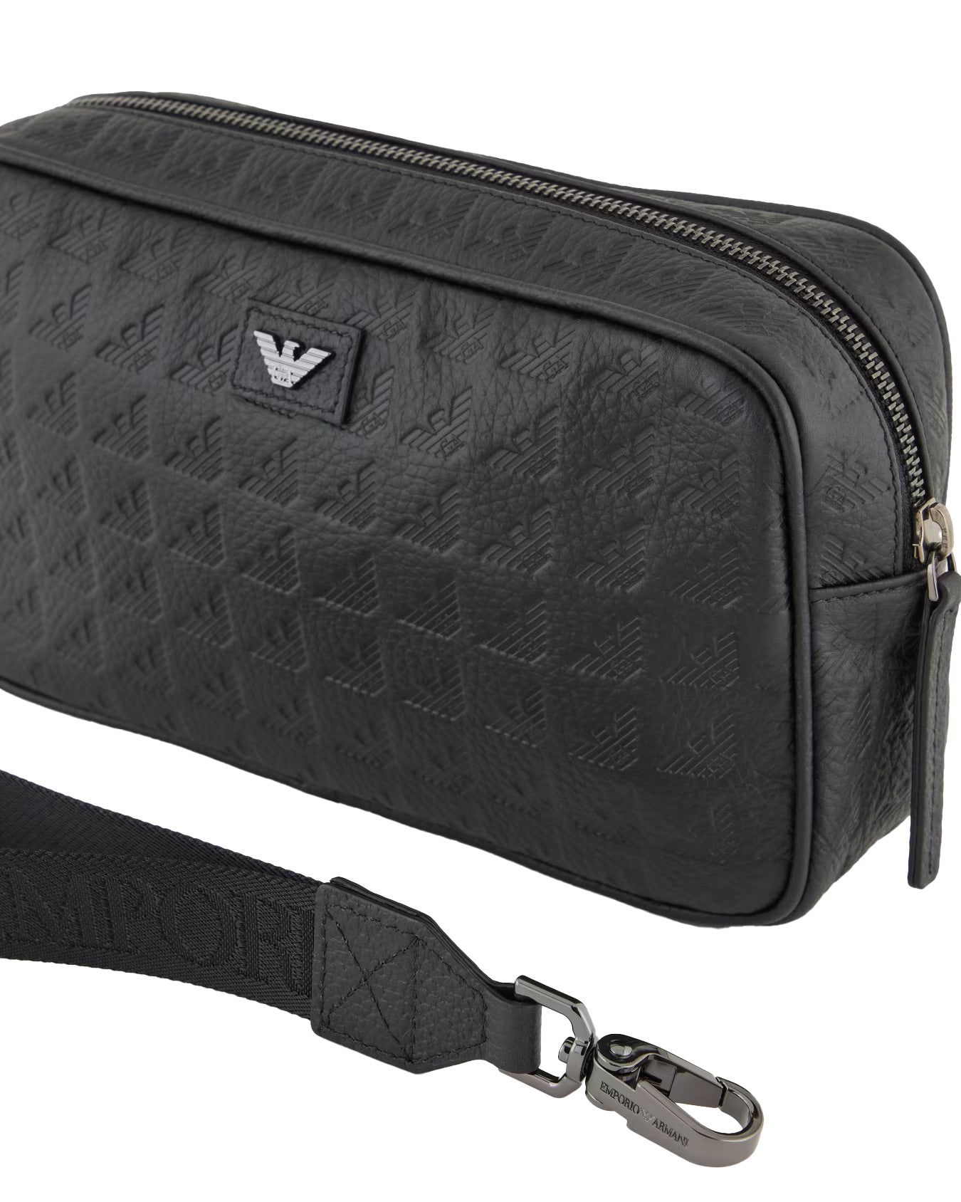 Gold Embossed Eagle All-Over Pouch