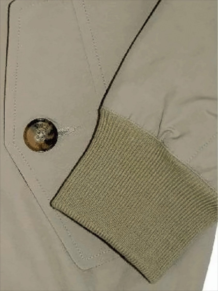 Classic Bomber Jacket With Tartan Lining