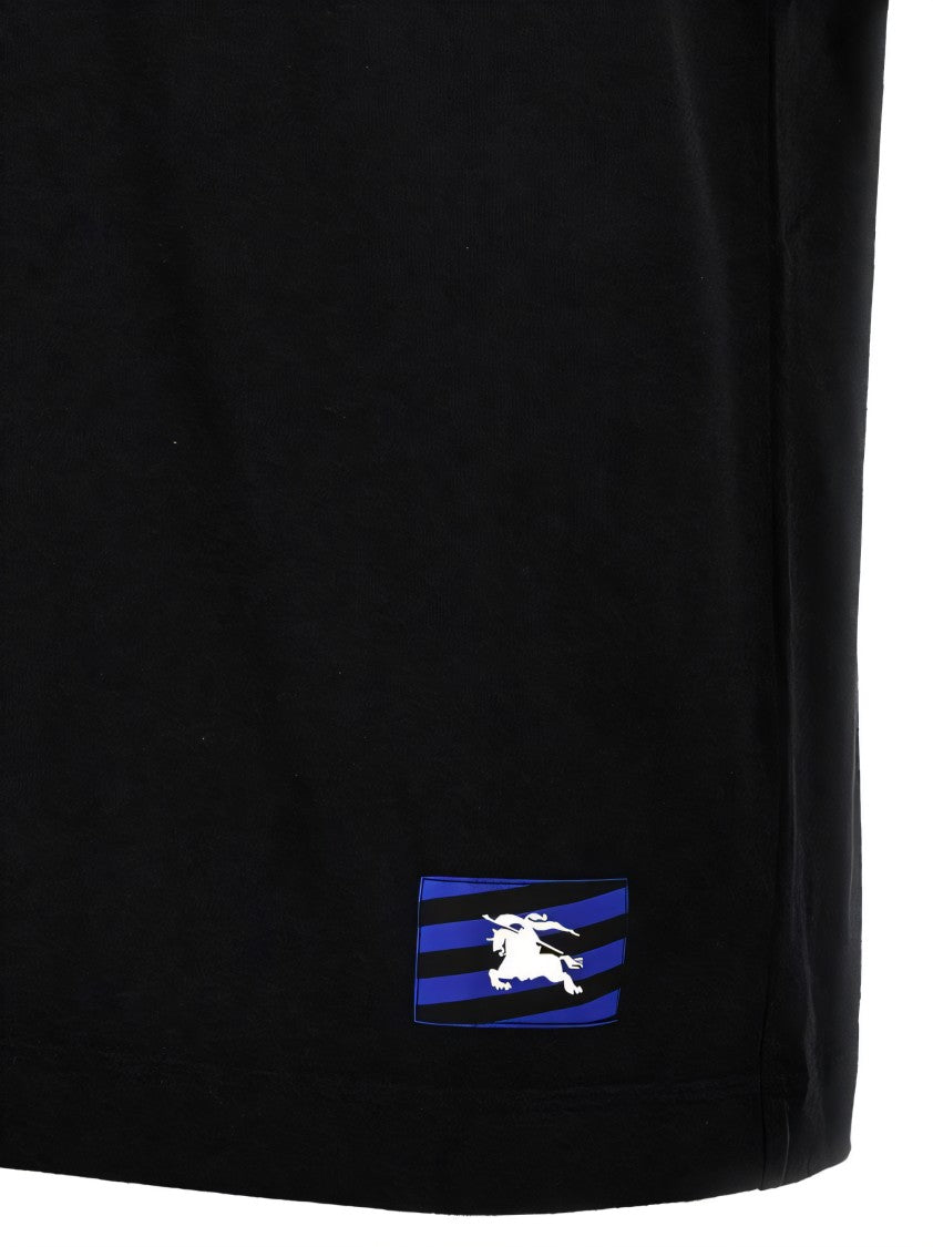 Relaxed-Fit Black Cotton T-Shirt