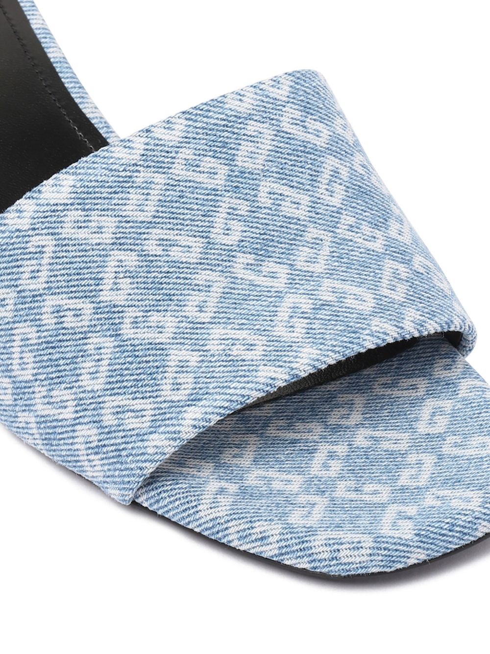 Light Blue Slip-On Sandals
