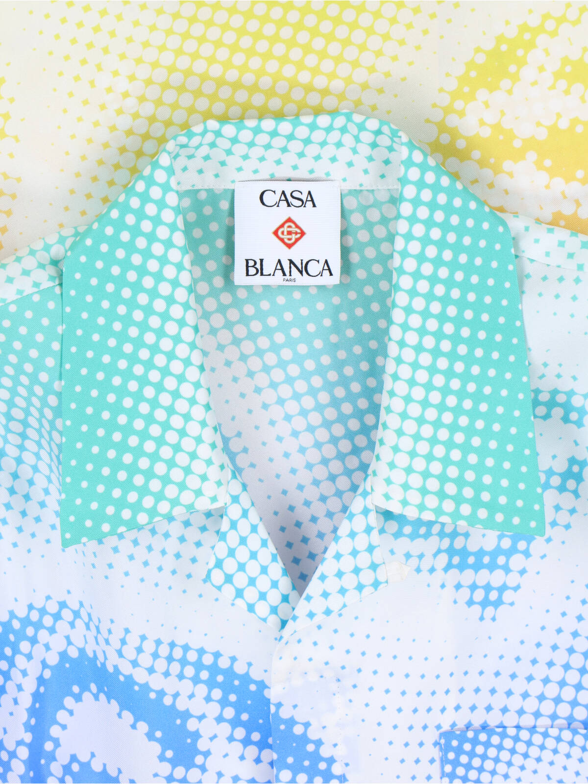 "Halftone Logo" Shirt Multicolor