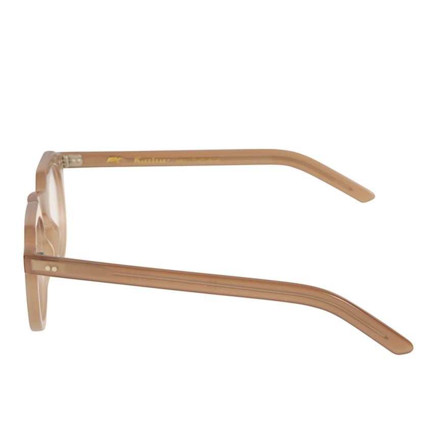 Storiko Translucent Beige Round Frame Eyeglasses