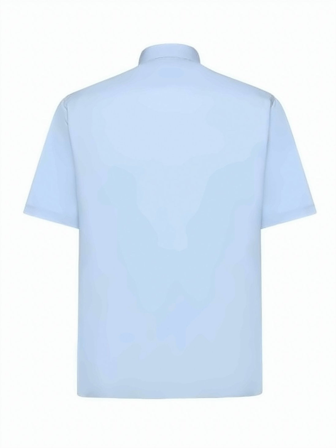 Short-Sleeved Casual Shirt with Classic Collar