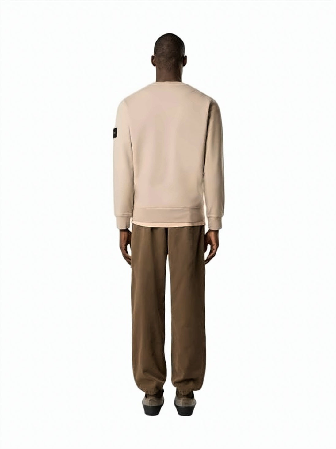 Long-Sleeve Sweatshirt with Distinctive Patch Logo