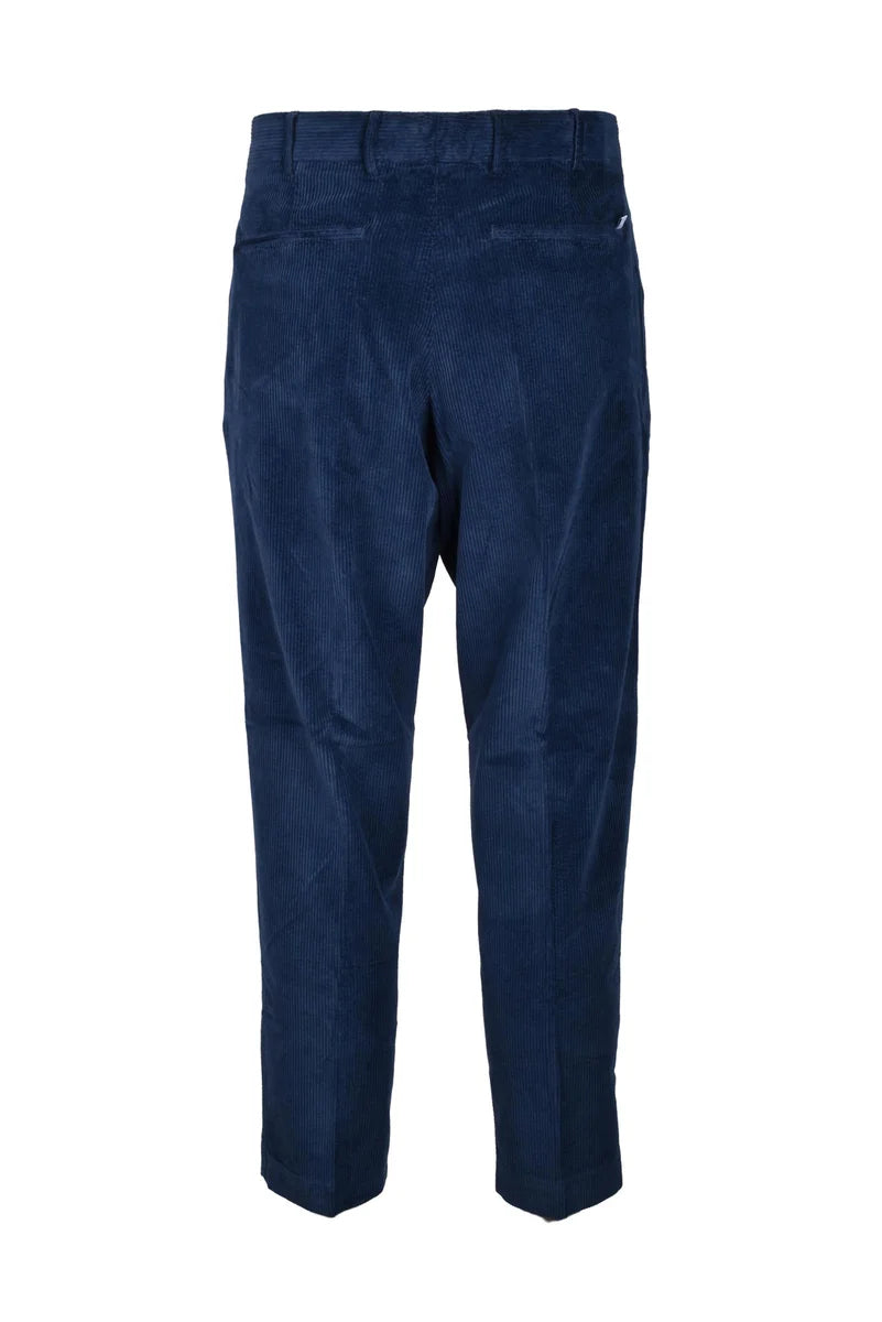 Trousers Cotton Lyocell Stretch - Blue