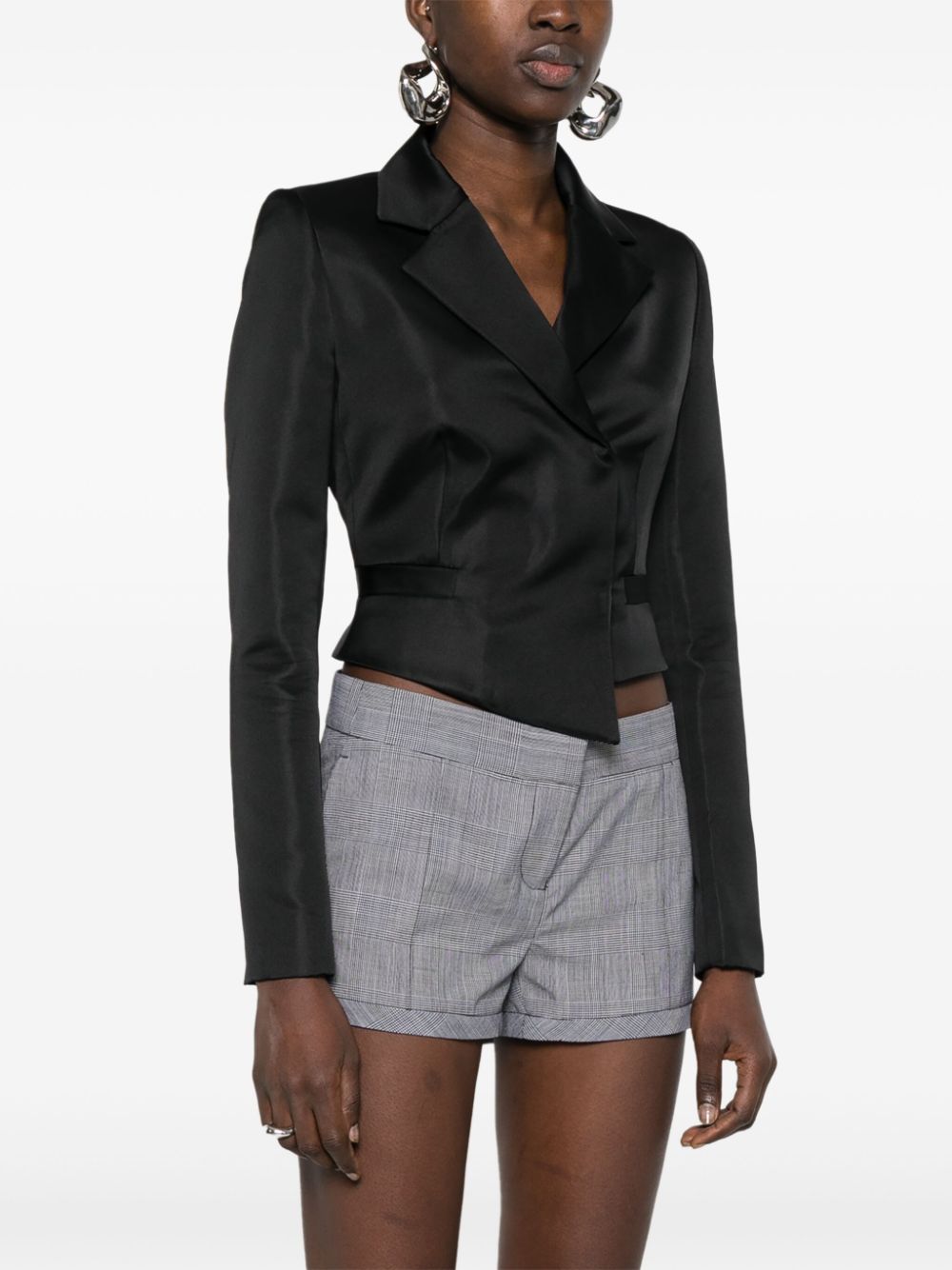 Black Satin Finish Jacket