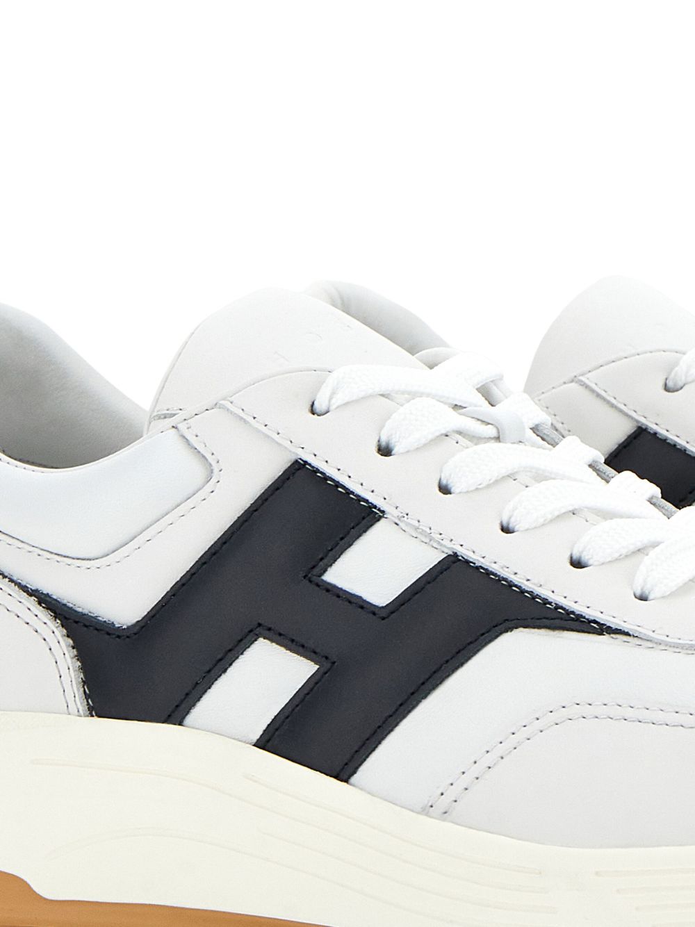 White Silk and Nylon Sneakers