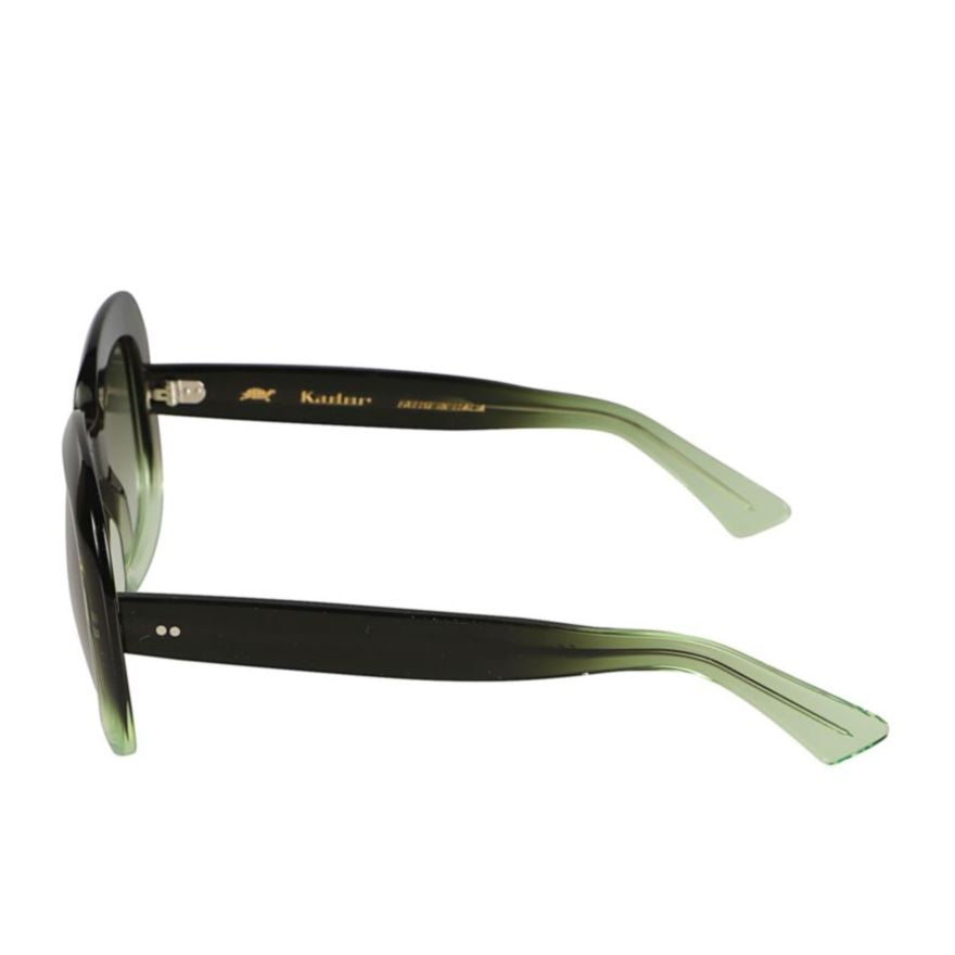 Brigitte Oversized Square Frame Sunglasses with Gradient Green Design
