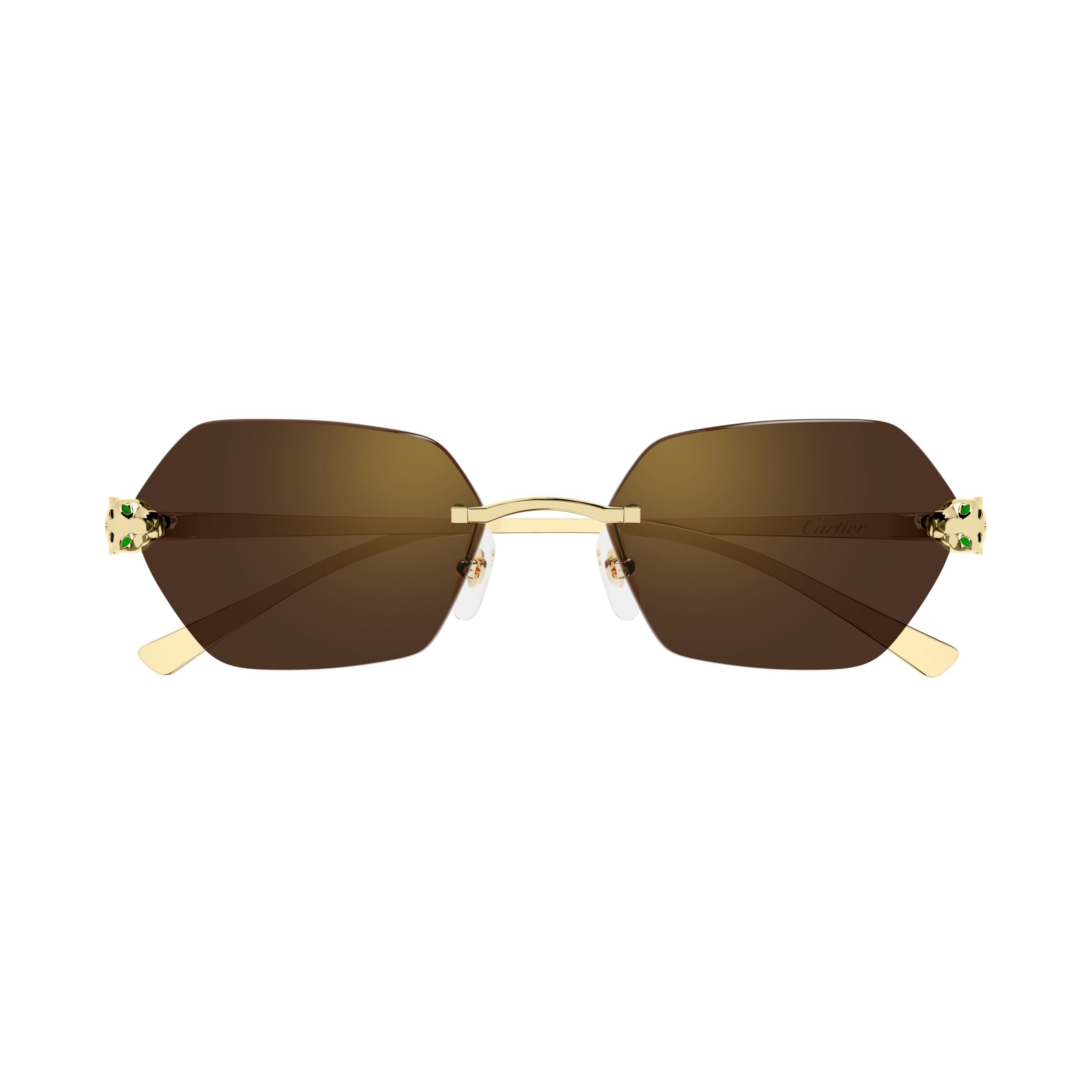 Ct0636s Hexagonal Rimless Sunglasses
