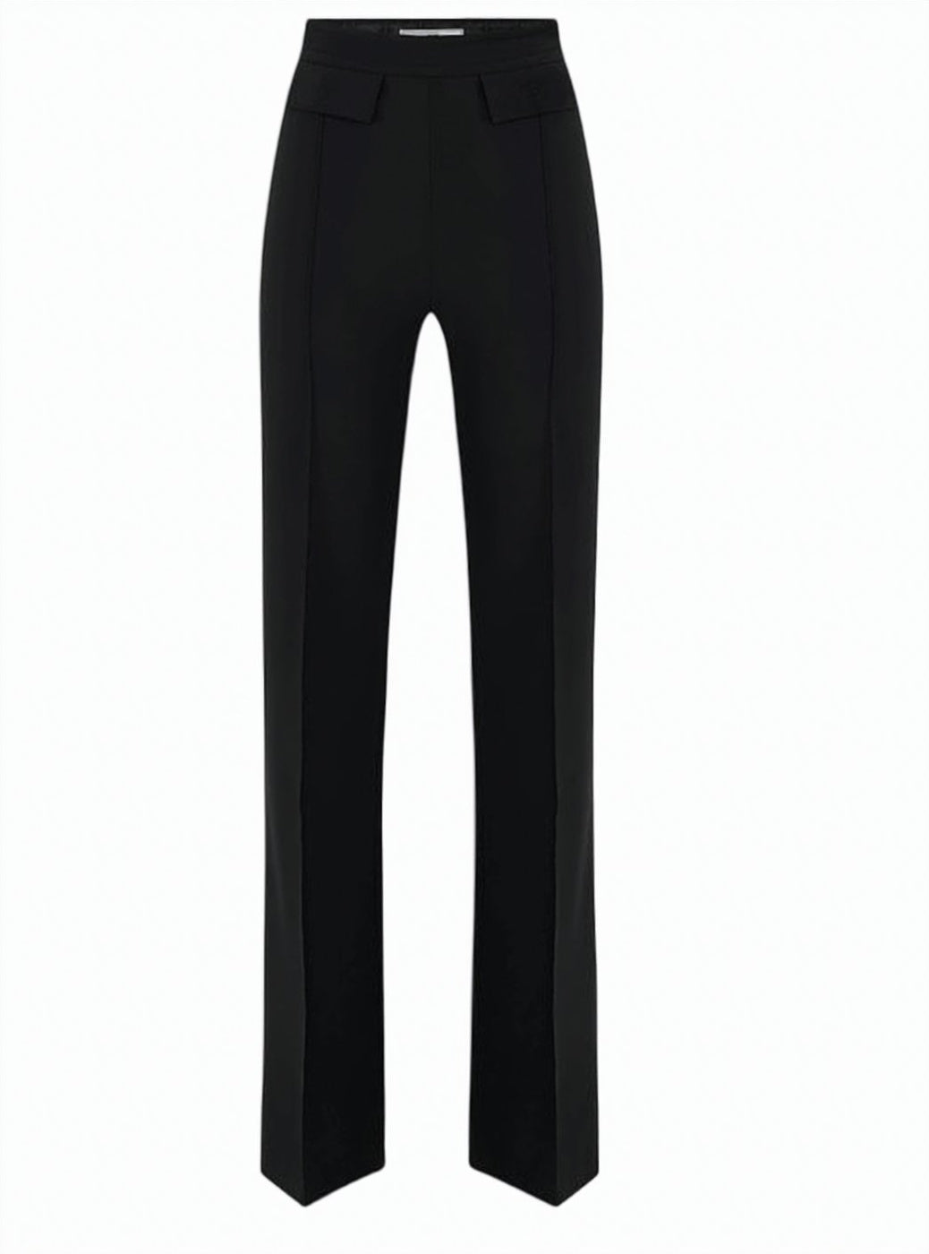 Double Stretch Crepe Embroidered Logo Trousers