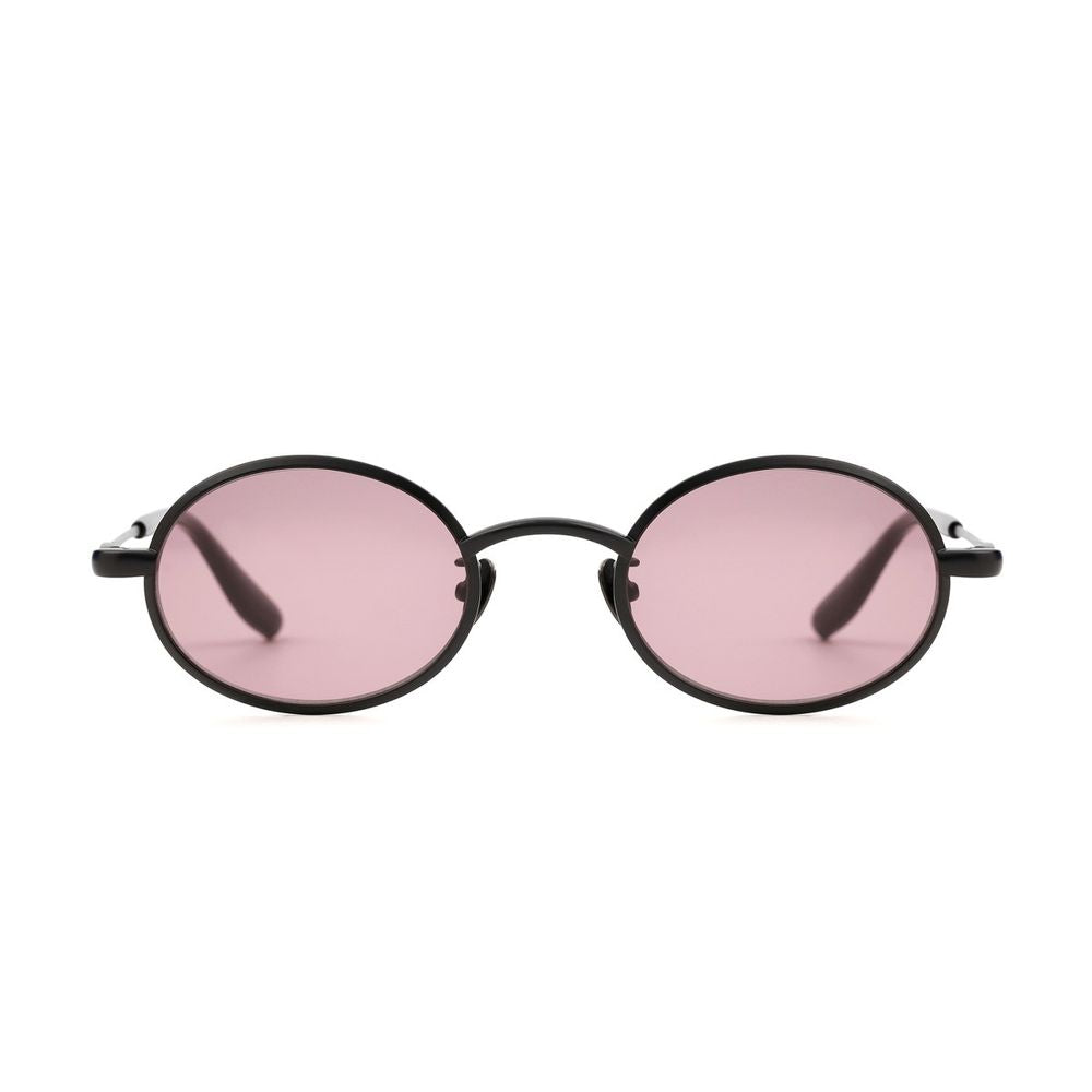 P11 Clcc7 Satin Black Titanium Oval Sunglasses