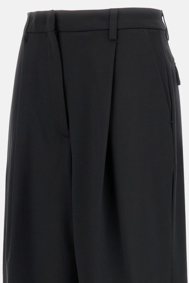 Tailored Black Trousers With High Waist