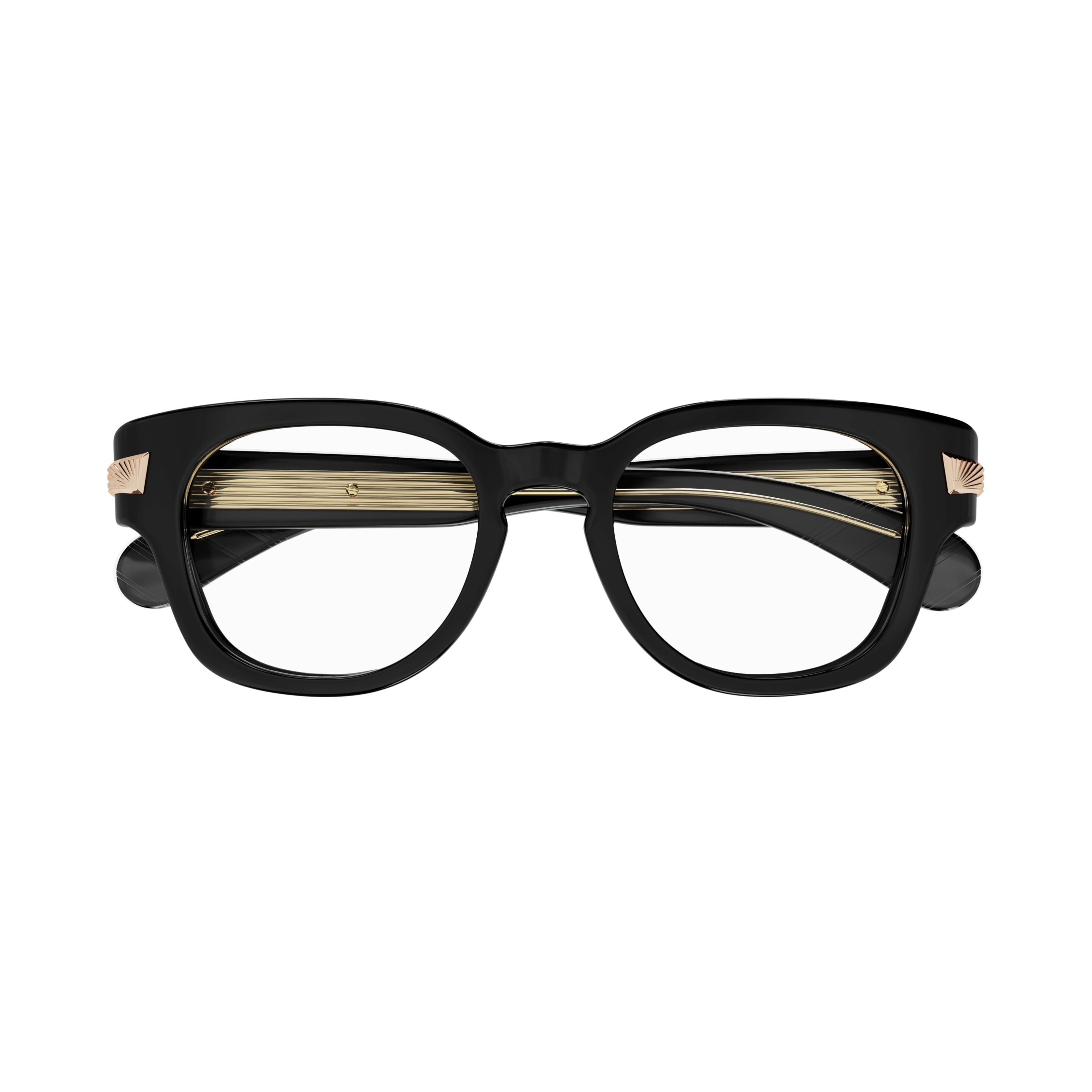 Gg1518o Bold Black Acetate Square Sunglasses