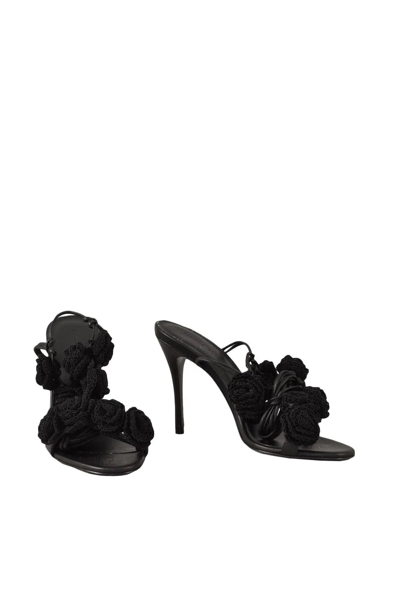 Heeled Sandal - Black