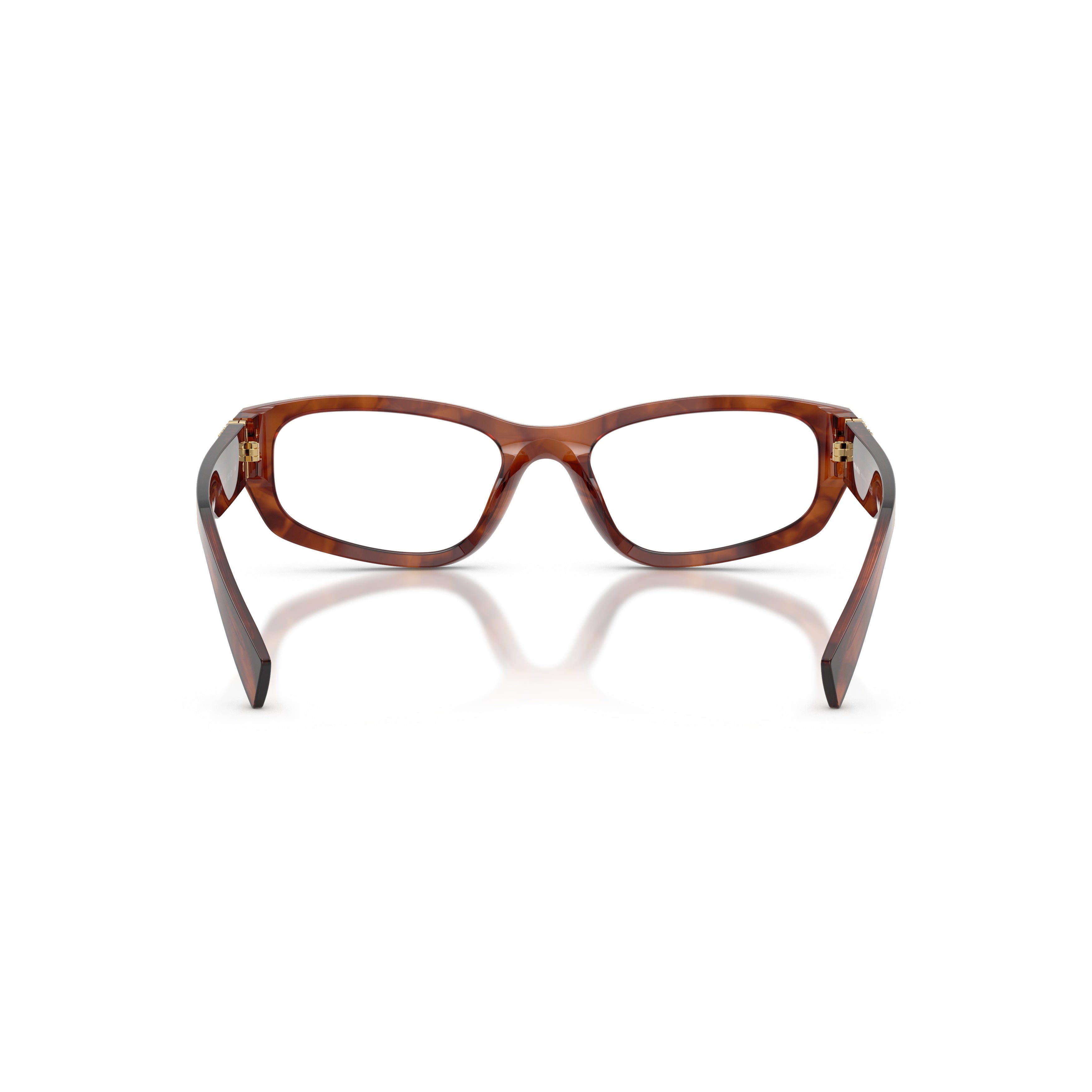 0mu 04yv Rectangular Tortoiseshell Acetate Eyeglasses