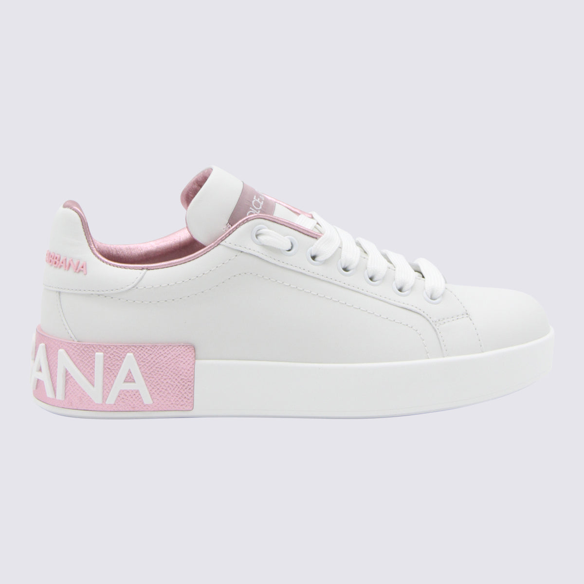 White Leather Portofino Sneakers