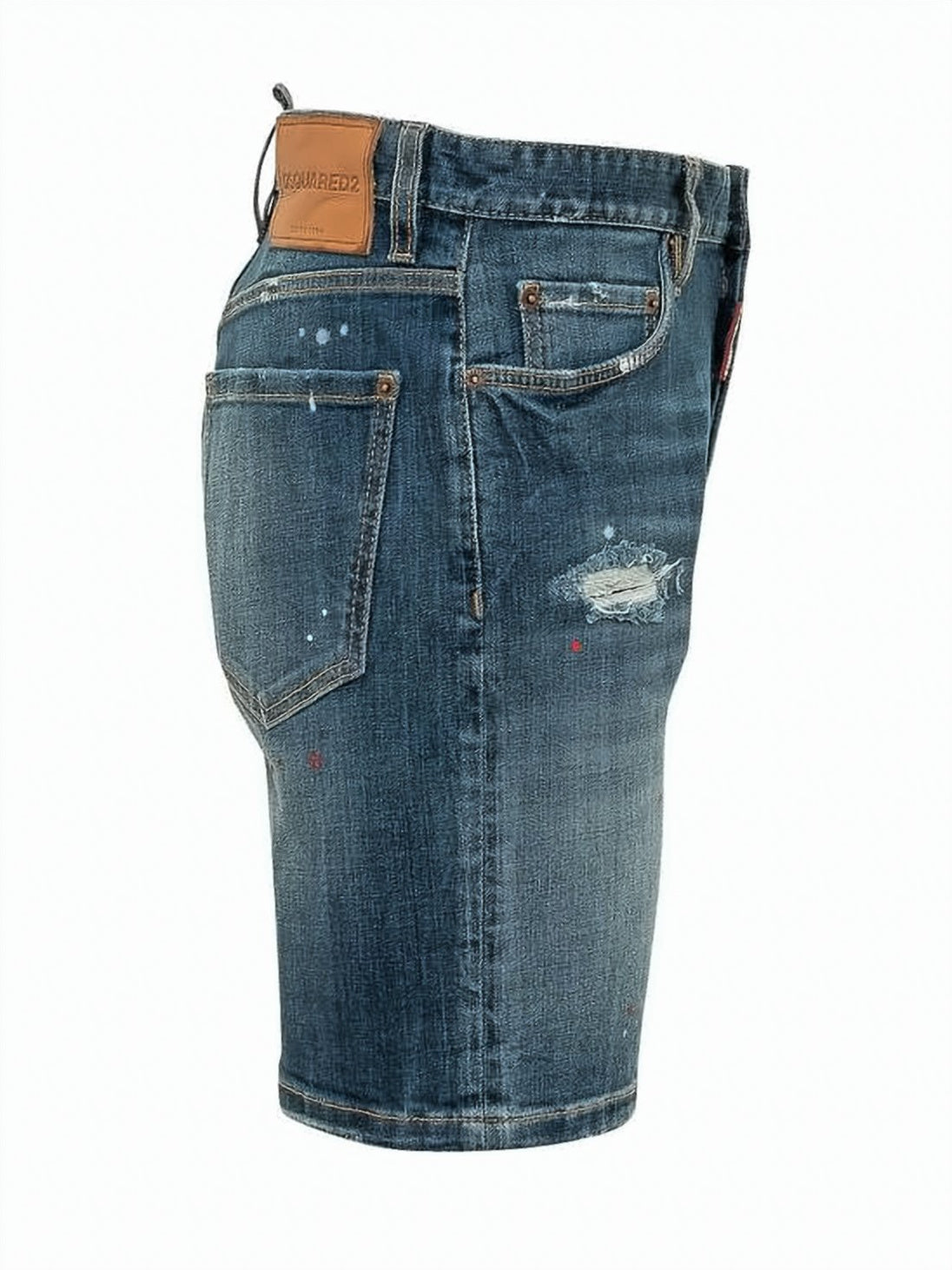 Denim Shorts with Vintage Wash