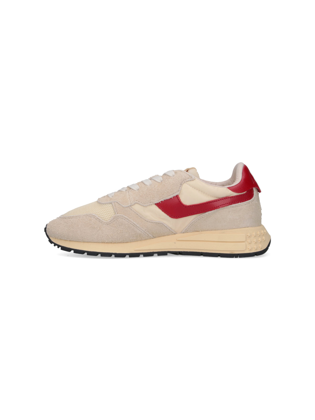 Beige Low-Top Sneakers with Minimalist Design