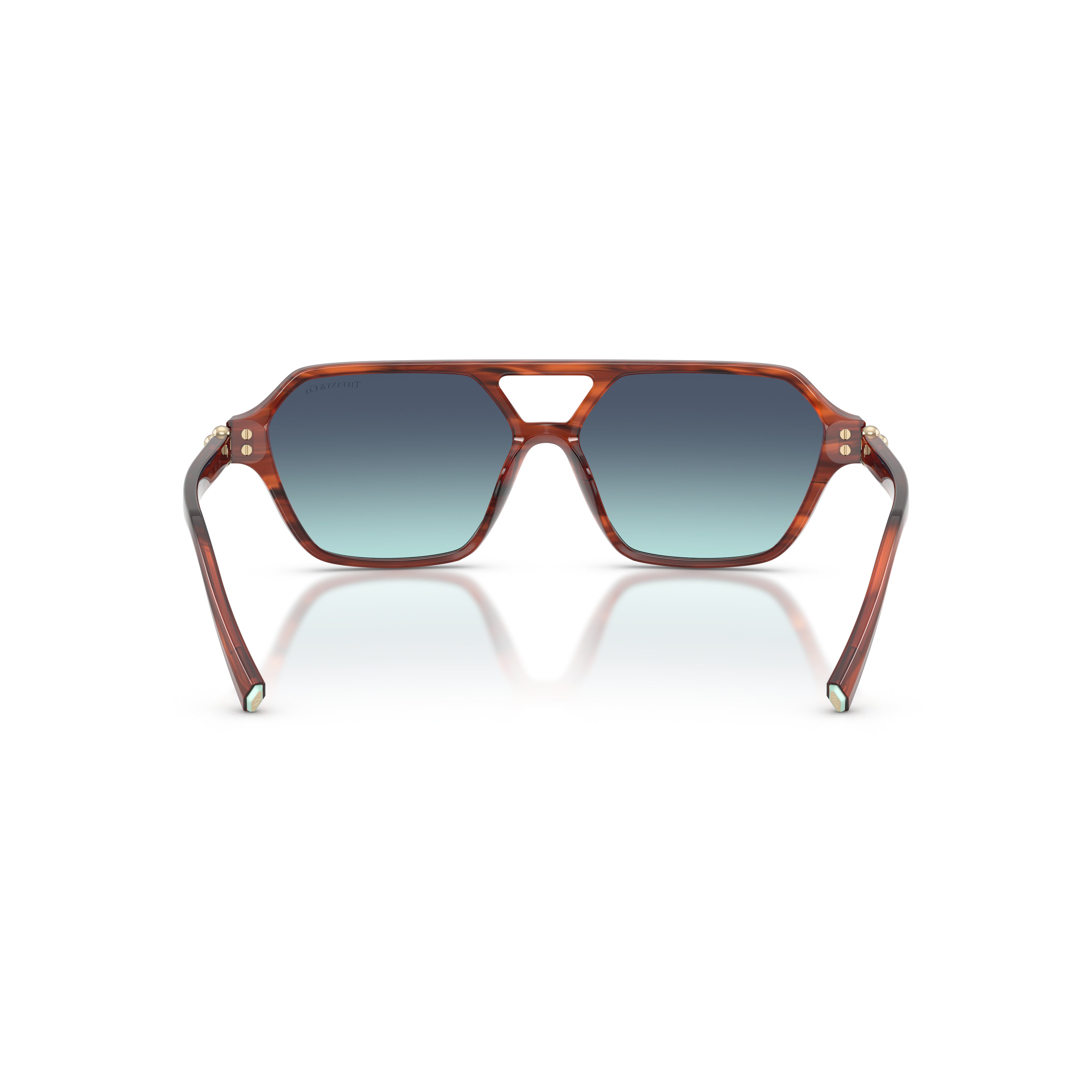 0tf4264u Geometric Tortoiseshell Sunglasses
