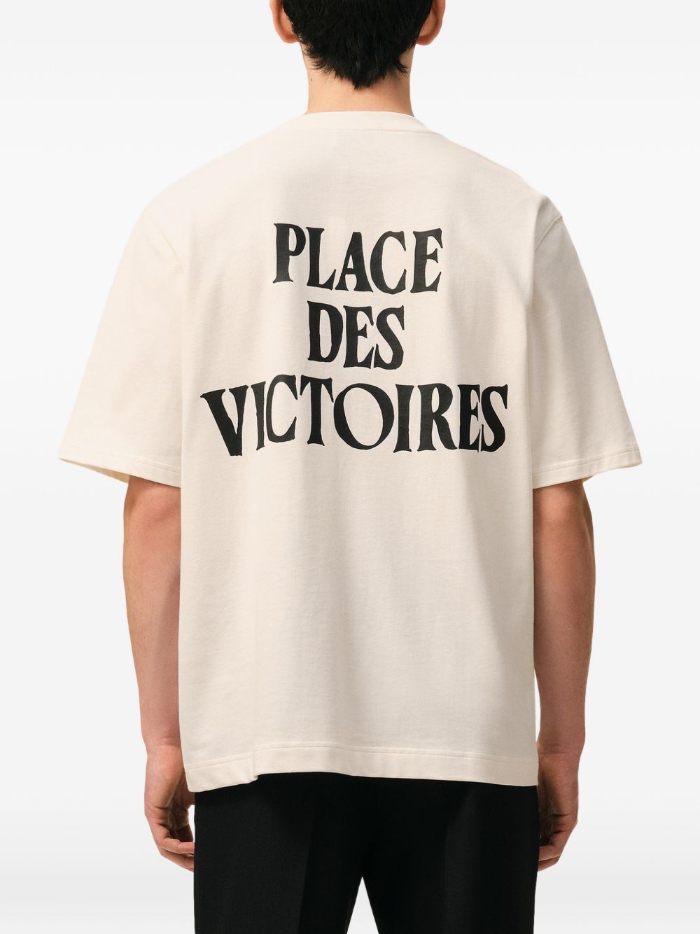 Cream Short-Sleeve T-Shirt