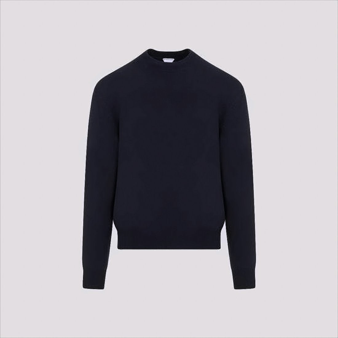 Cashmere Blend Sweater with Woven Elbow Patches