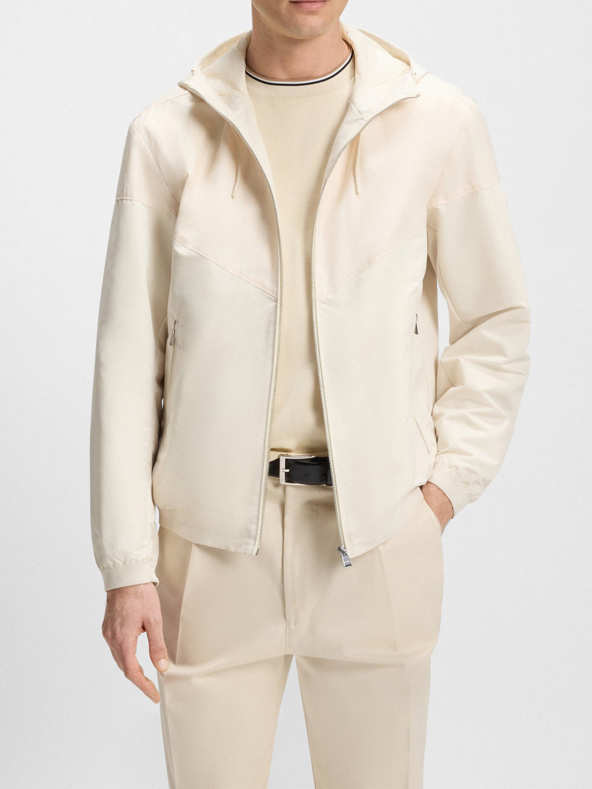 Black H Cireno Lightweight Hooded Jacket