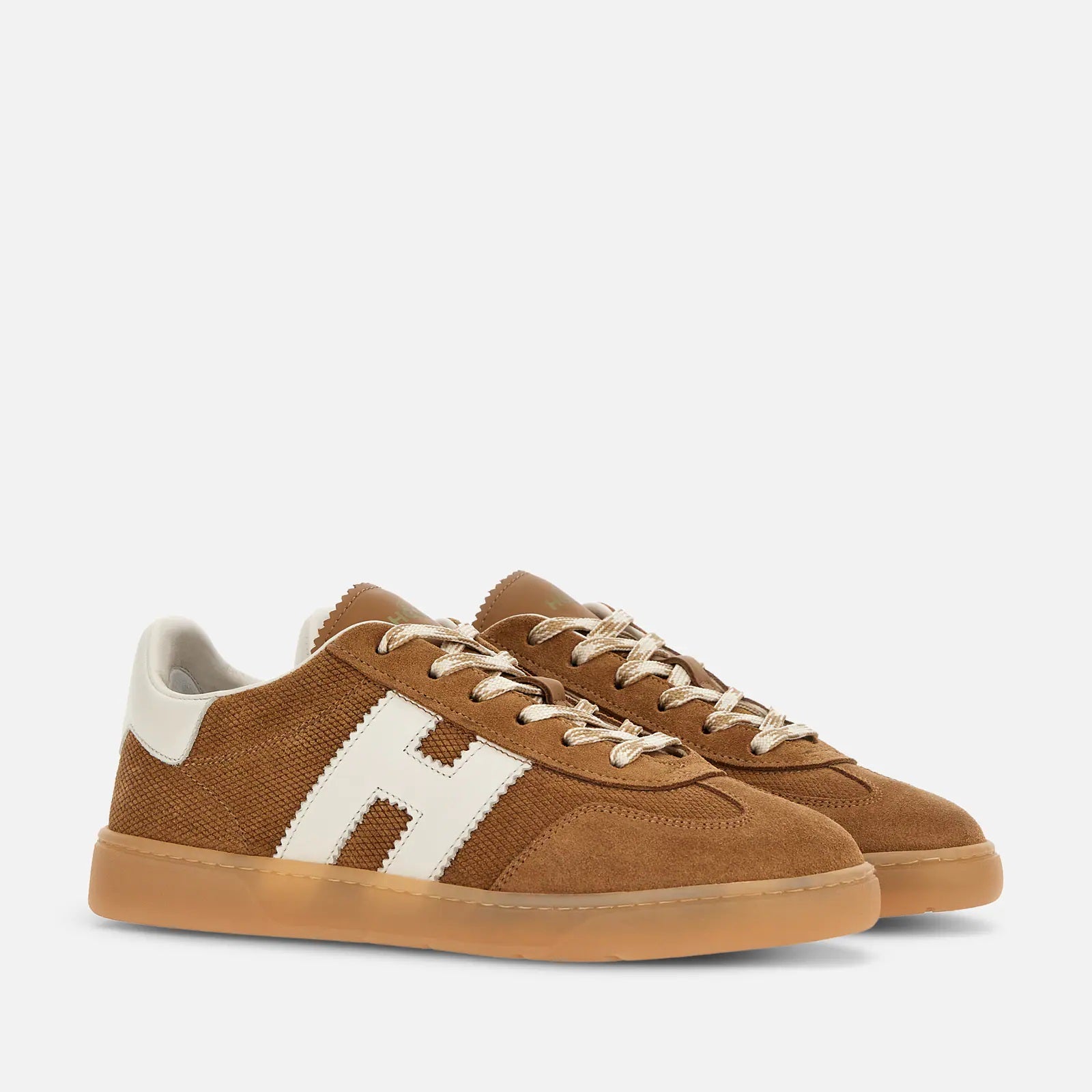 Light Brown Cool Allacciato H Sneakers