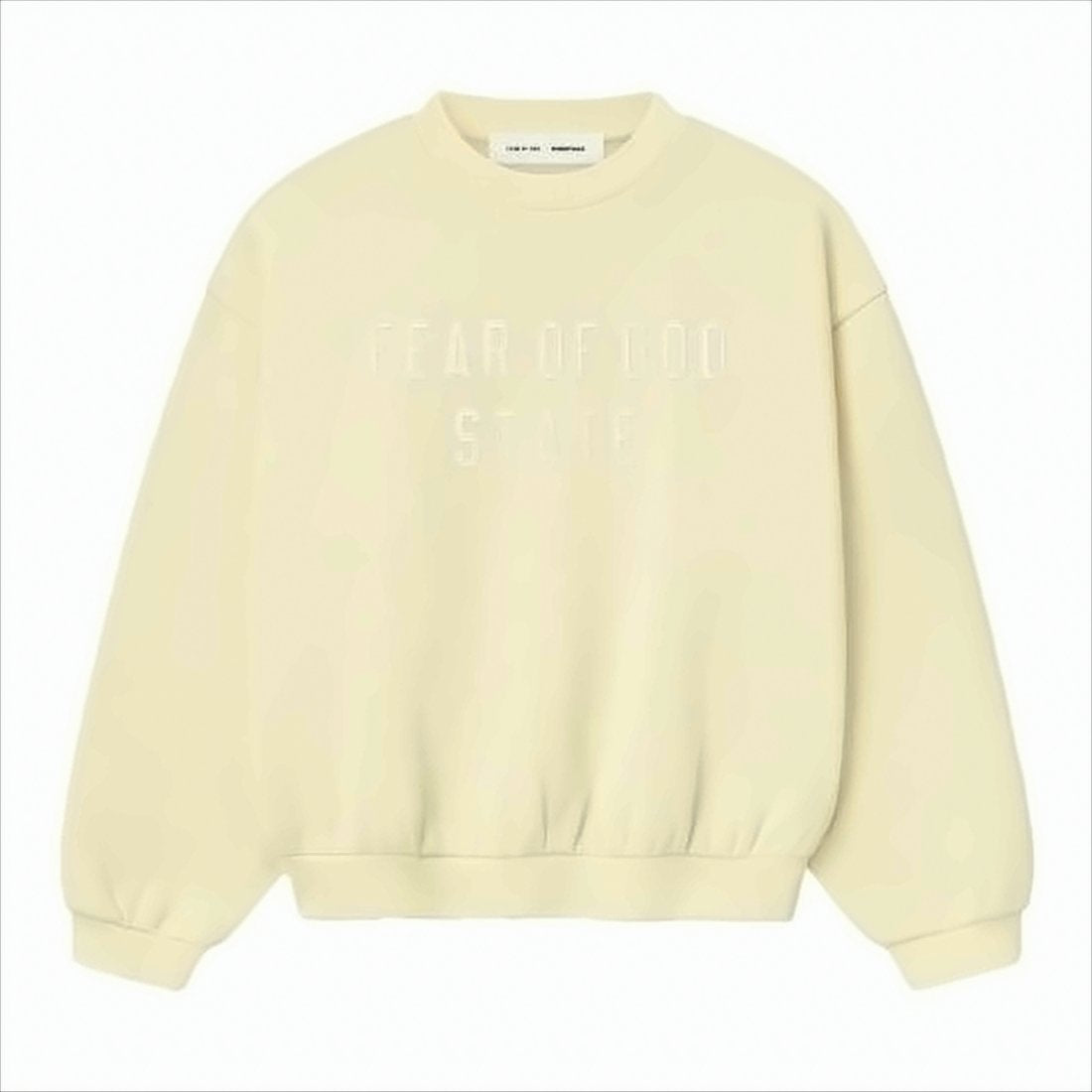 Relaxed Fit Fleece Hoodie with Embossed Detailing