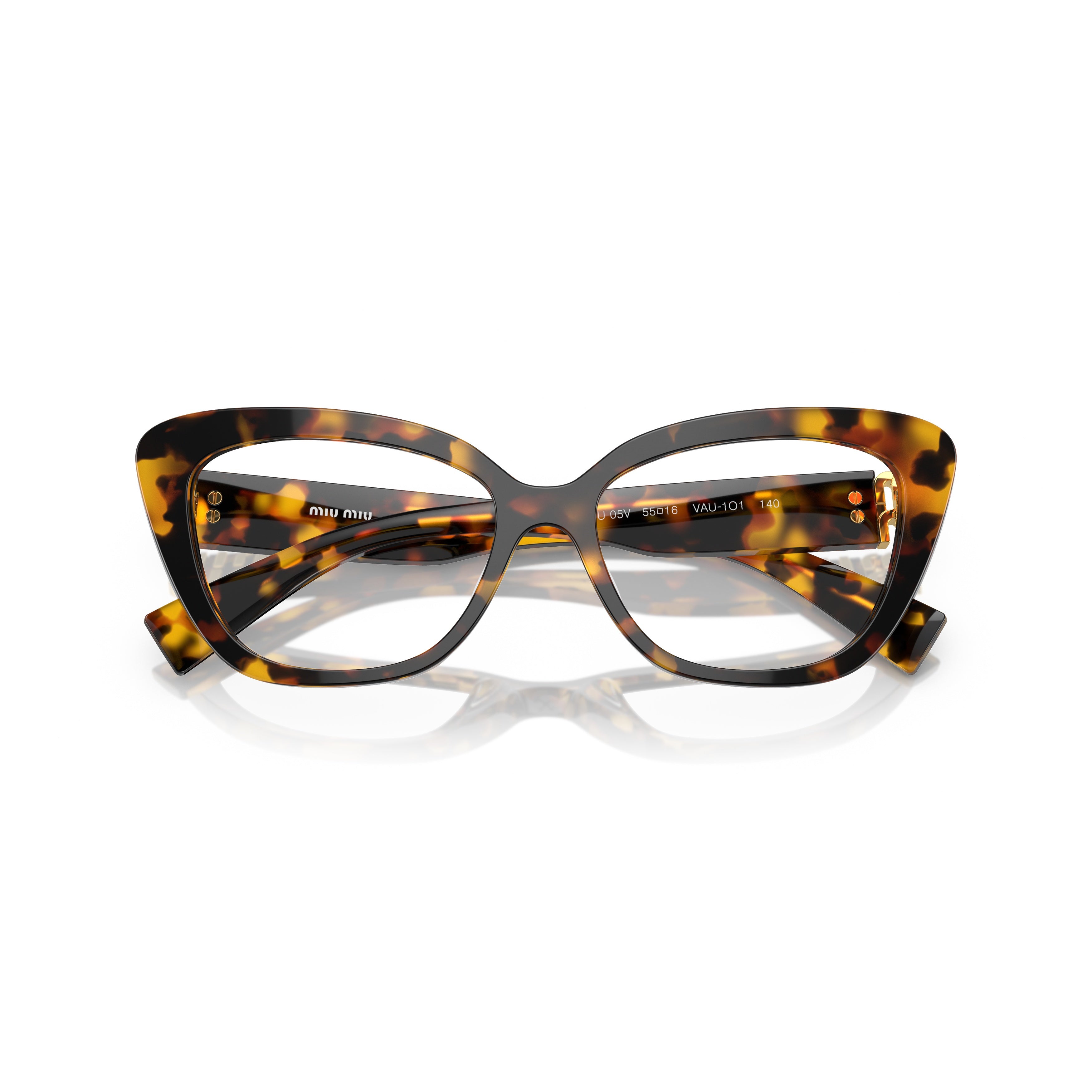 0mu 05vv Bold Cat-Eye Tortoiseshell Sunglasses