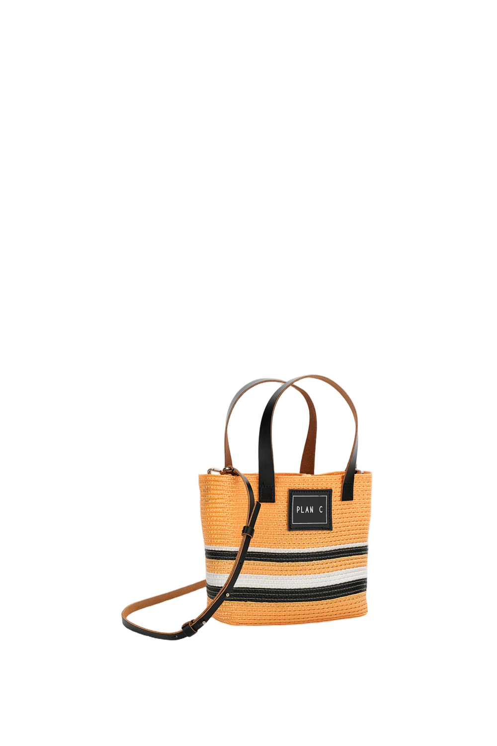 Mini Straw Shopper Bag
